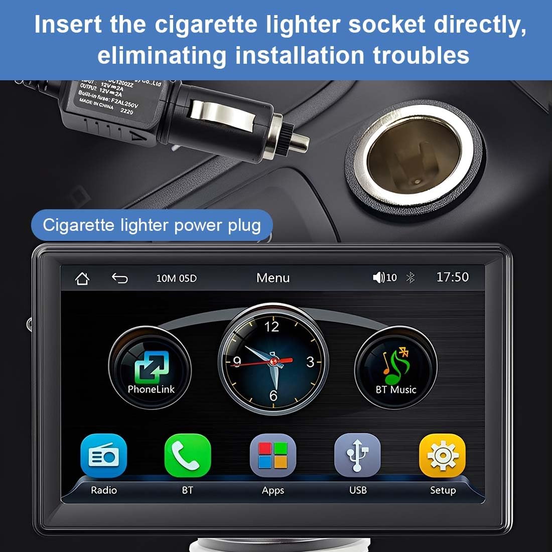 GPS Auto Navigatore Satellitare 7 Pollici Touchscreen - immagine 5