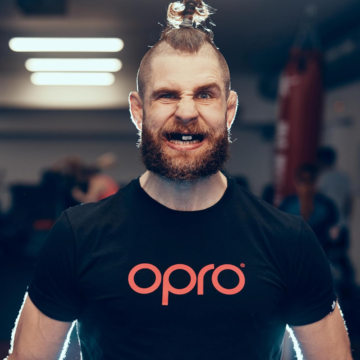 Opro Paradenti Instant Custom-Fit UFC, Bianco e Barre - immagine 2