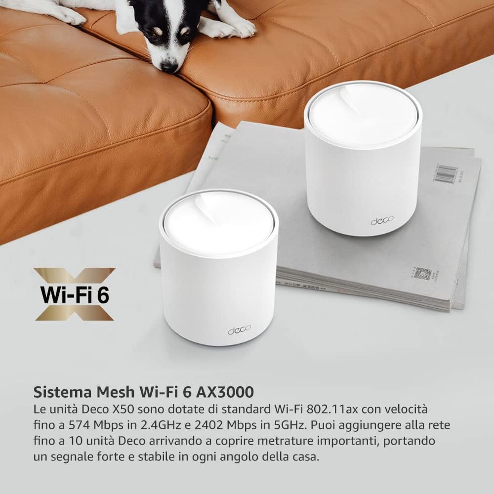 Tp-link Deco WiFi 6 Mesh AX3000 (2 Pack) - immagine 2