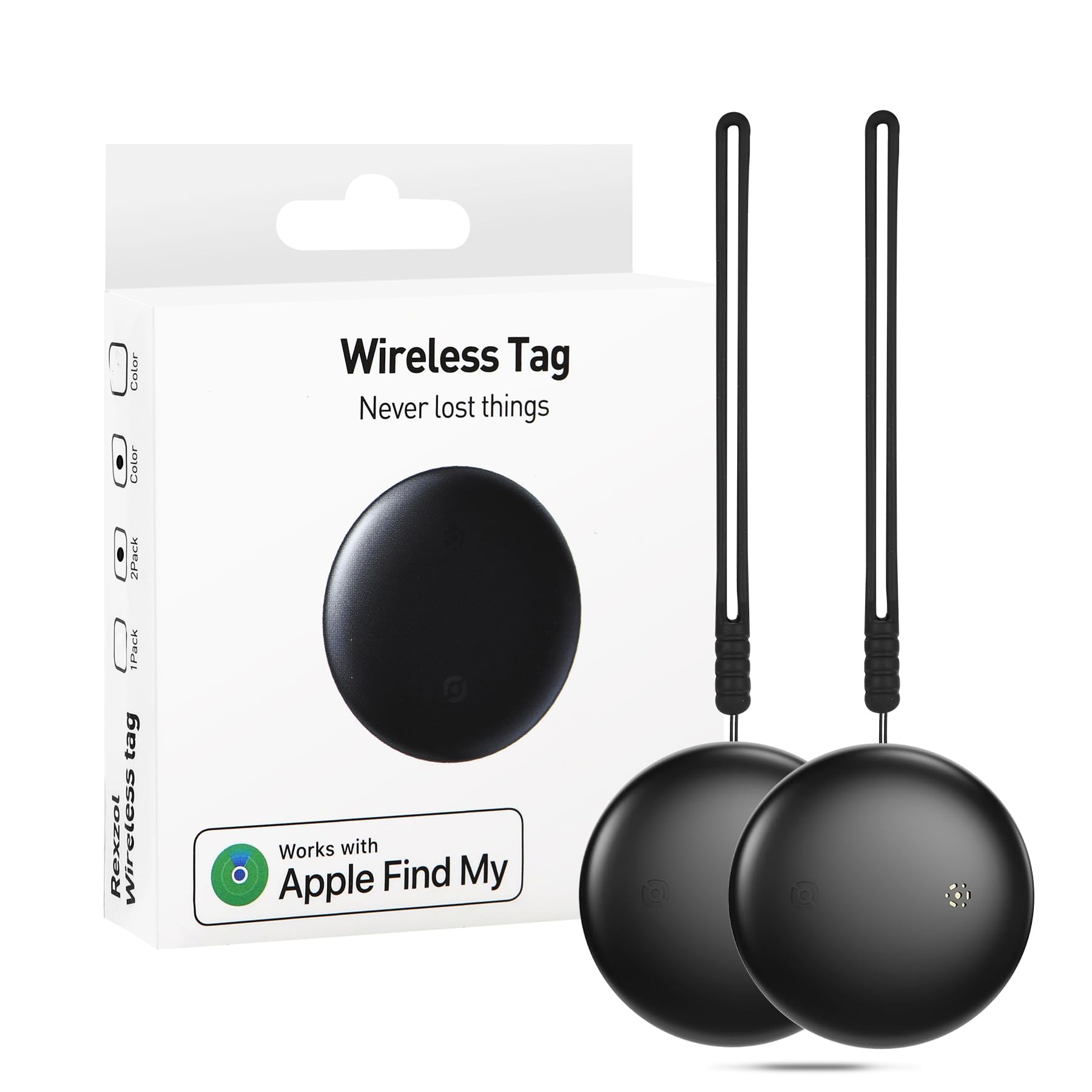 Localizzatore GPS 2 Pezzi Smart Air Tracker Tag
