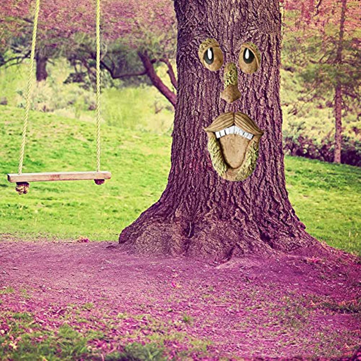 Decorazione Tronco d'Albero 4 Pezzi - immagine 7