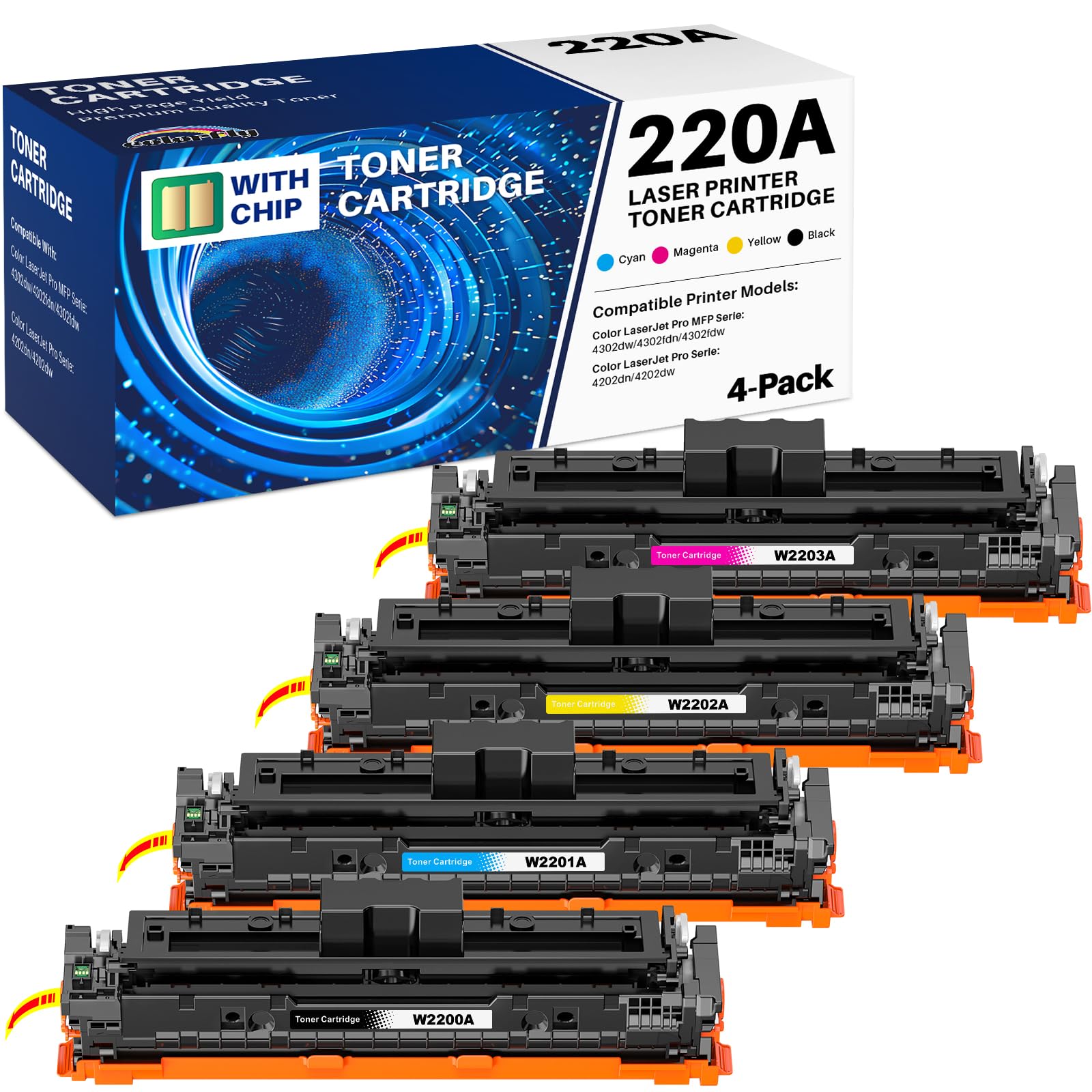 Colorfly W2200A Toner Compatibile HP 220A 4PK