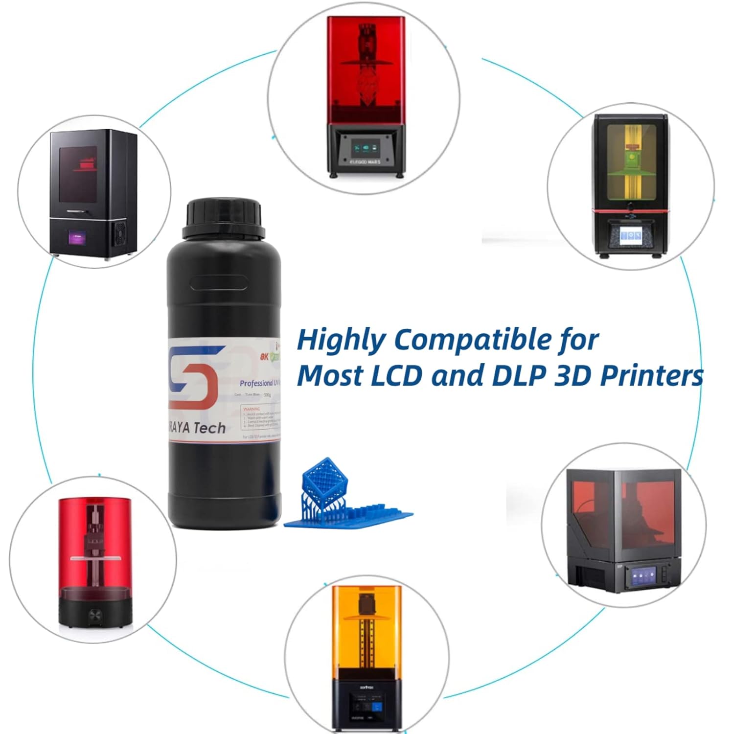 Siraya Tech Cast Resina Colabile per Stampa 3D, Vero Blu - immagine 4