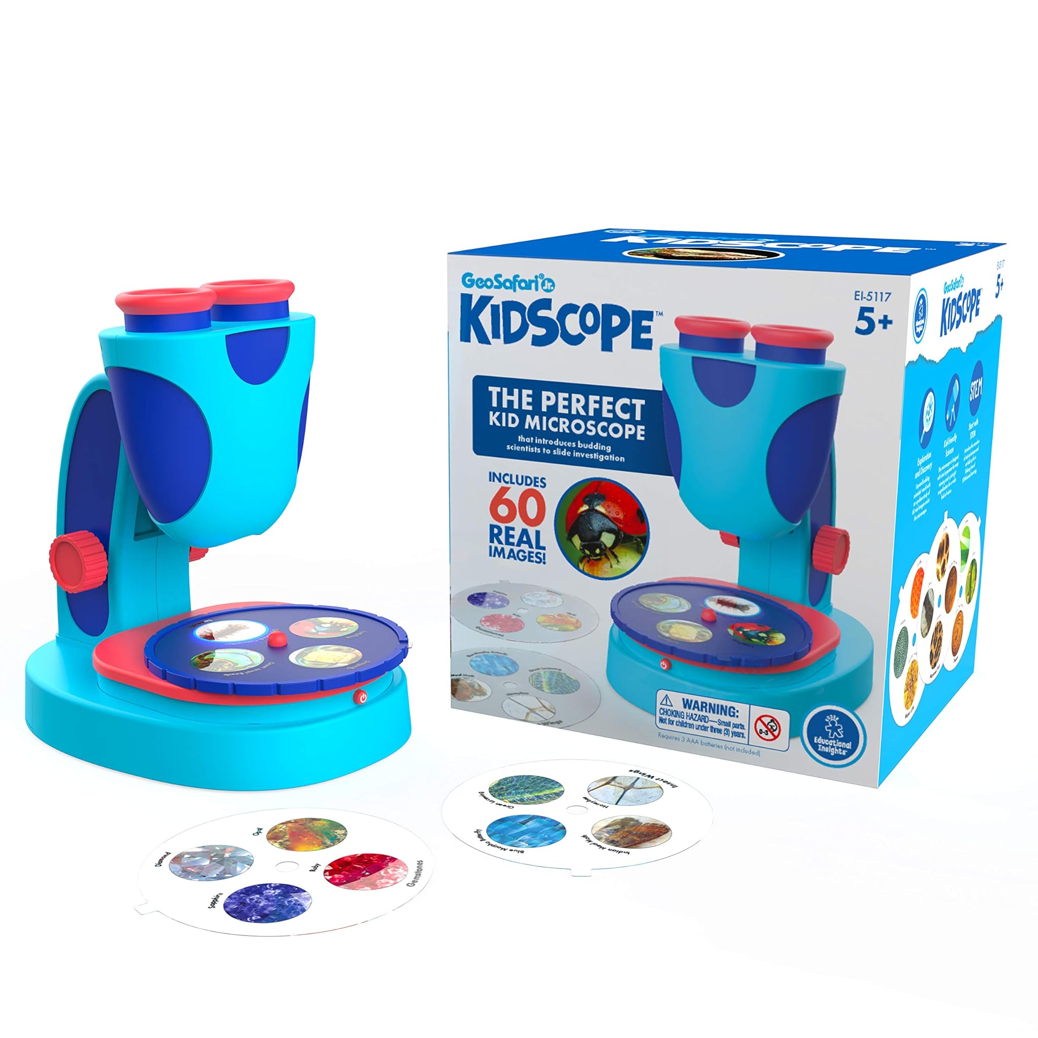 Learning Resources Primo telescopio GeoSafari Jr. KidScope, Multicolore, EI-5117