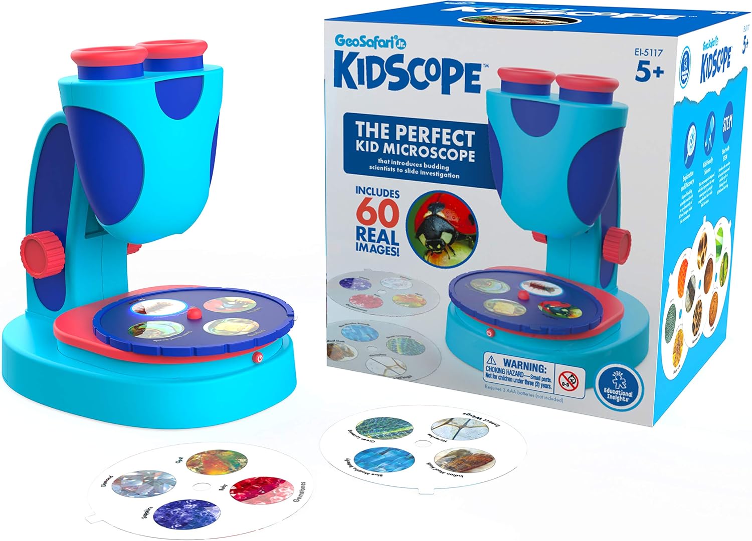 Learning Resources Primo telescopio GeoSafari Jr. KidScope, Multicolore, EI-5117 - immagine 1
