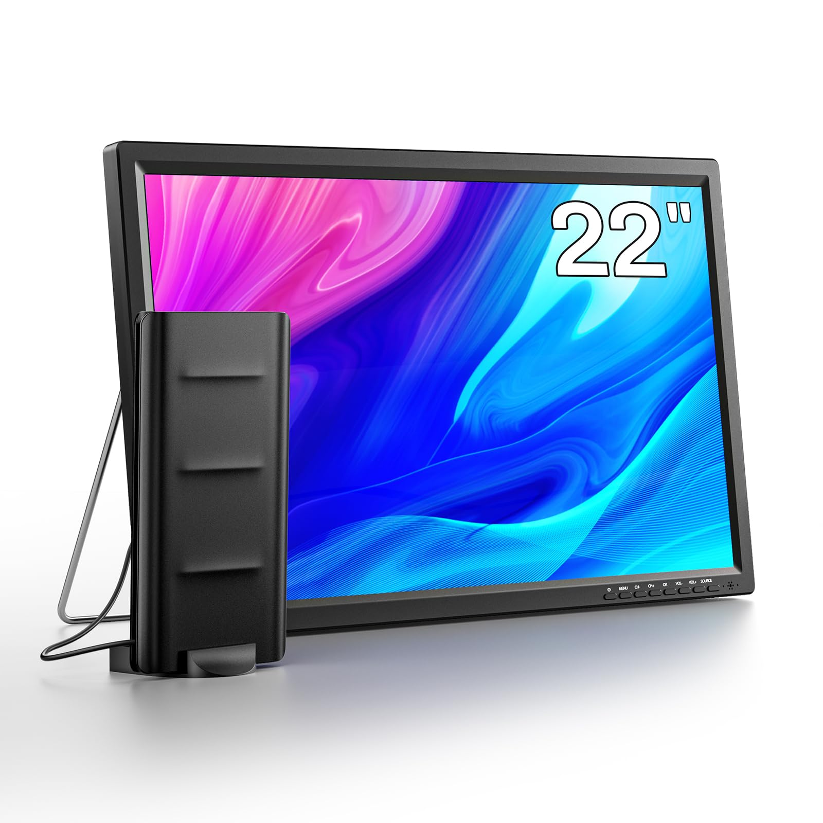 Desobry TV Piccola 22 Pollici 1080P con DVB-T2