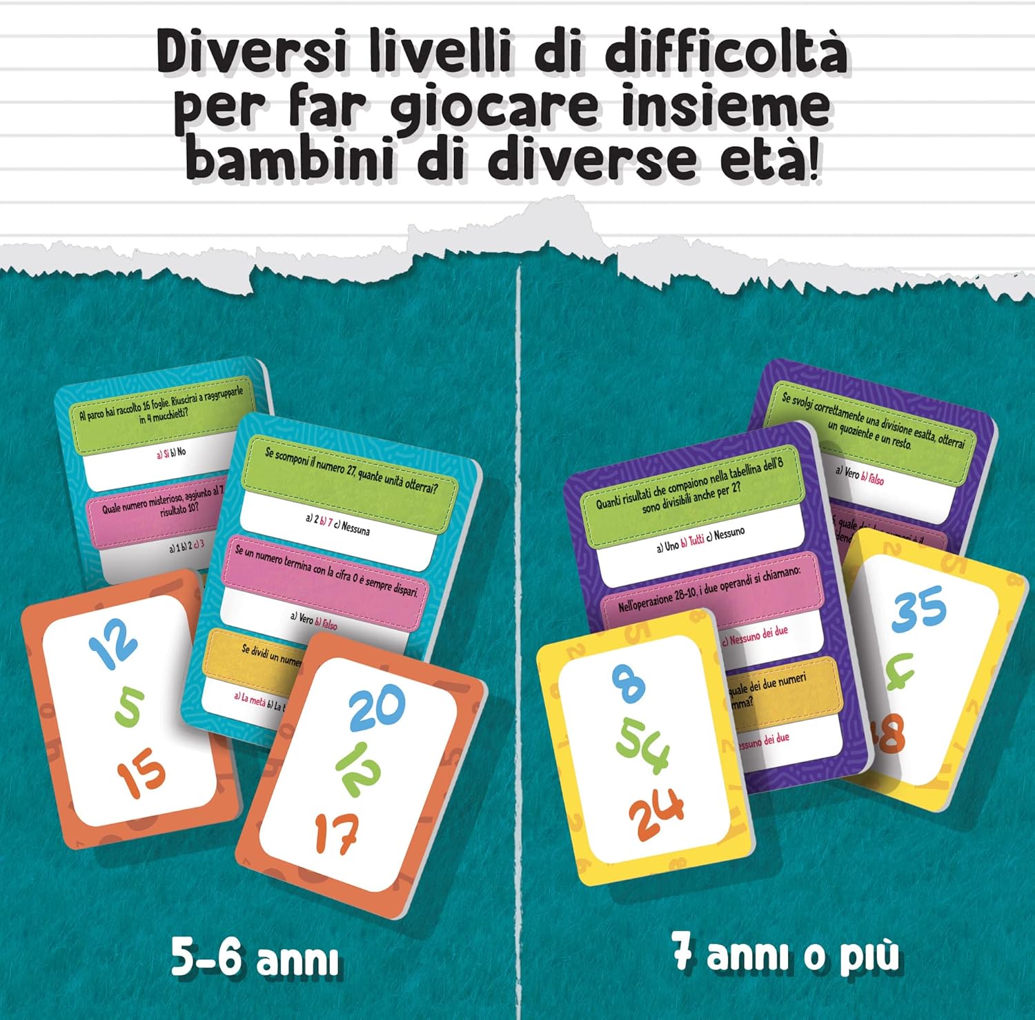 Liscianigiochi I'm a Genius TS Tabelline e Problemini, Multicolore, Medium, 100491 - immagine 3