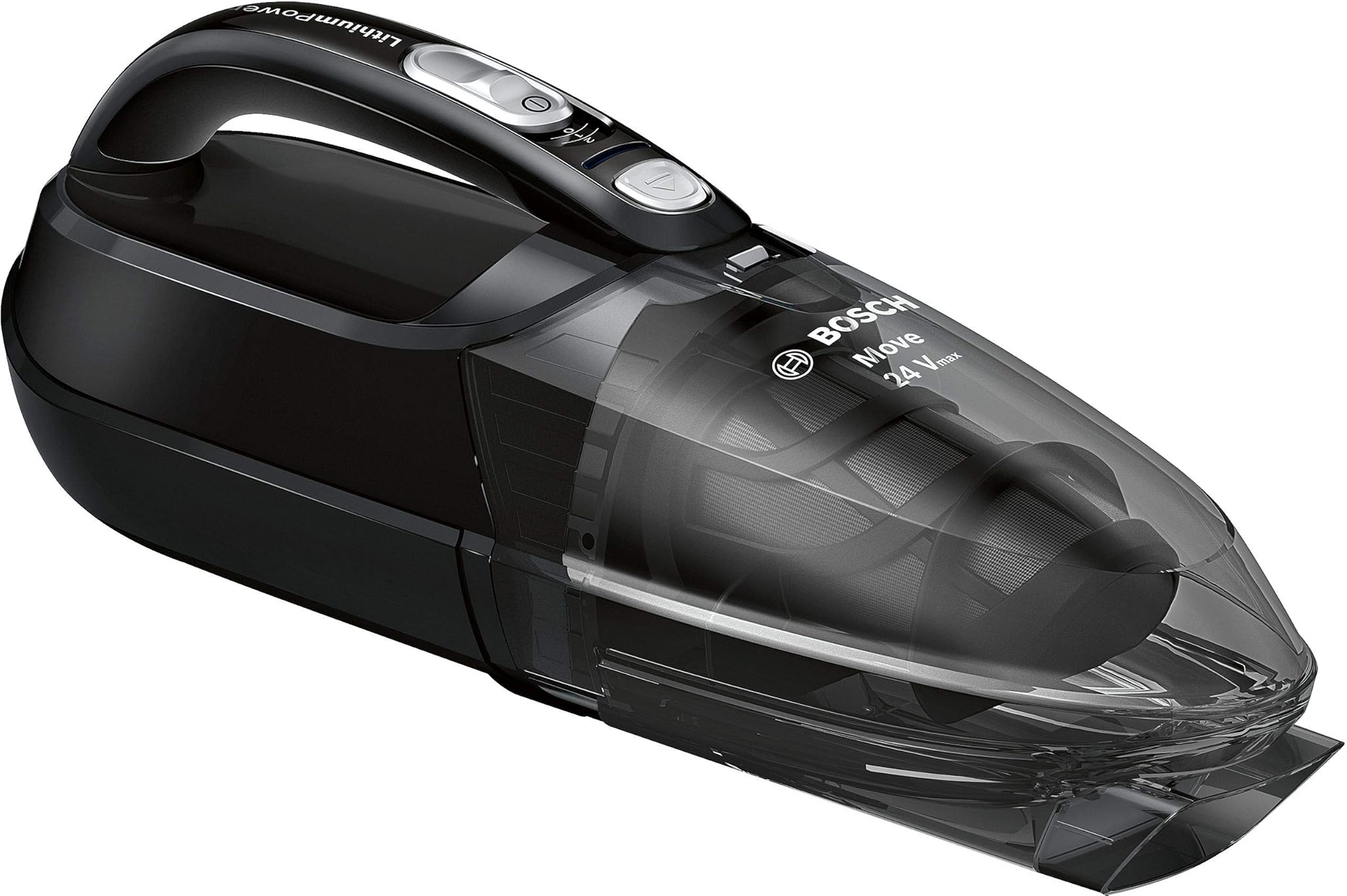 Bosch Move Lithium - Aspirapolvere a Mano 24V, Nero