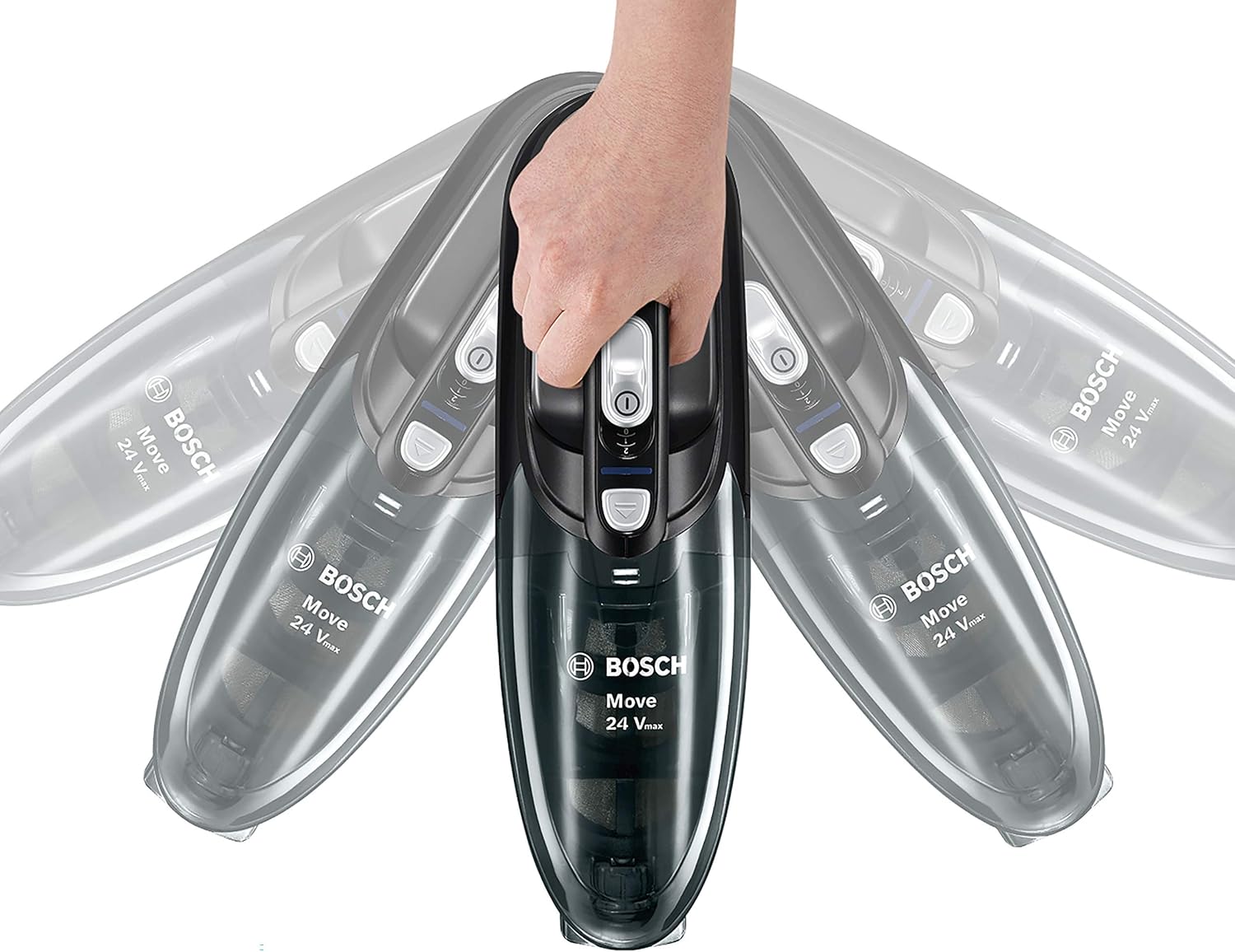 Bosch Move Lithium - Aspirapolvere a Mano 24V, Nero - immagine 4