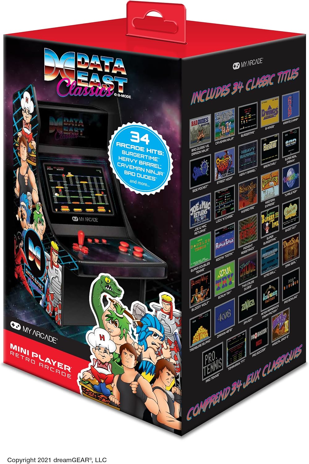 MINI PLAYER 4,25'' DATA EAST™ HITS (34 GIOCHI IN 1) - immagine 6