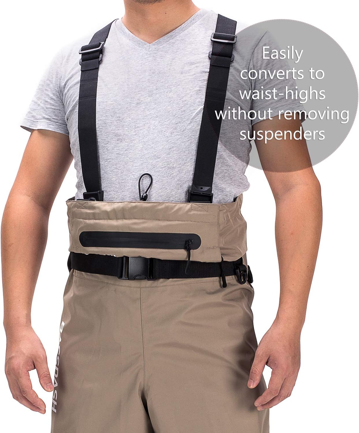 Bassdash Stivali Traspiranti Convertibili Petto/Vita - immagine 4