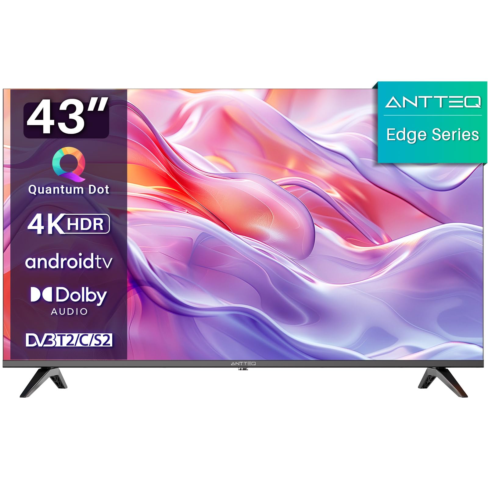 Antteq Edge Q43 Smart TV QLED 4K 43 Pollici