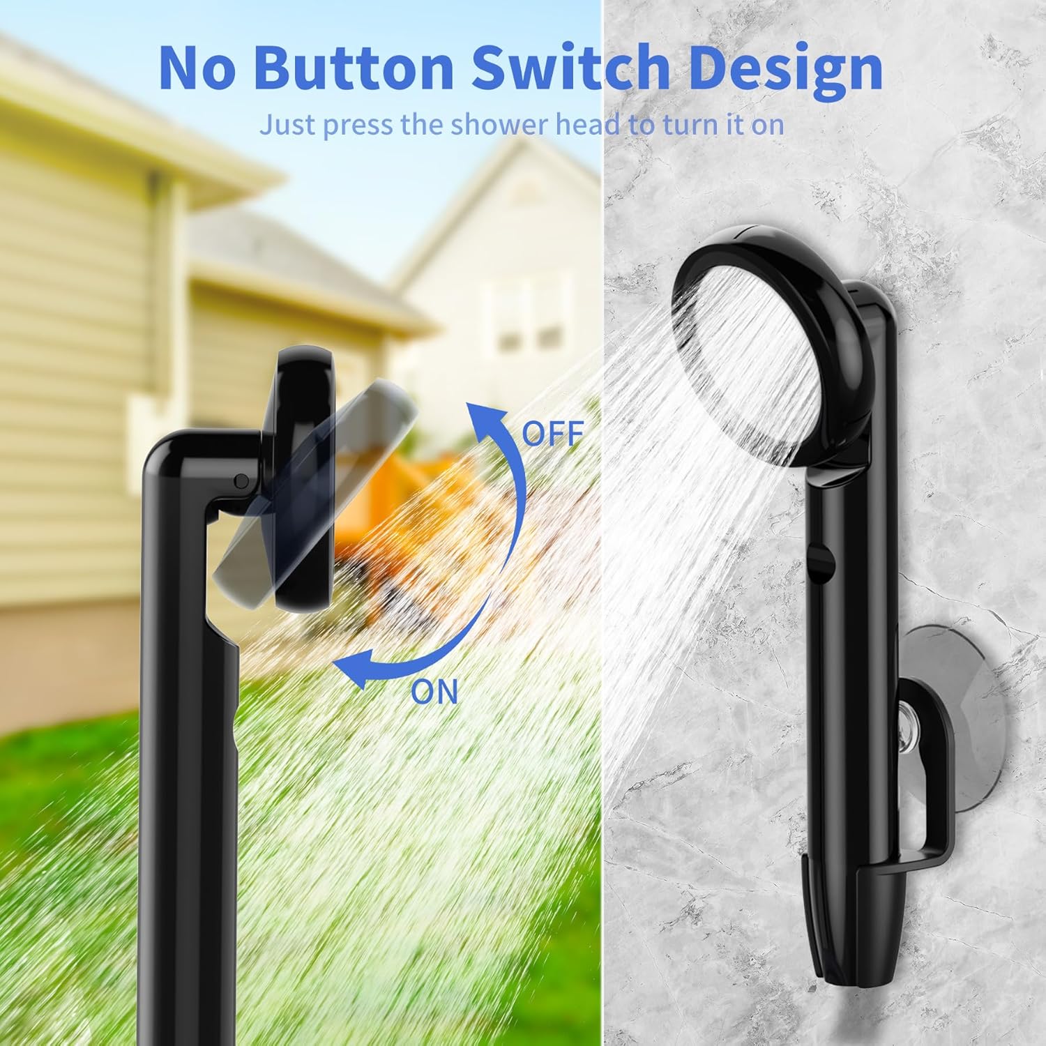 YAOBLUESEA Doccia da Campeggio con Pompa - immagine 4