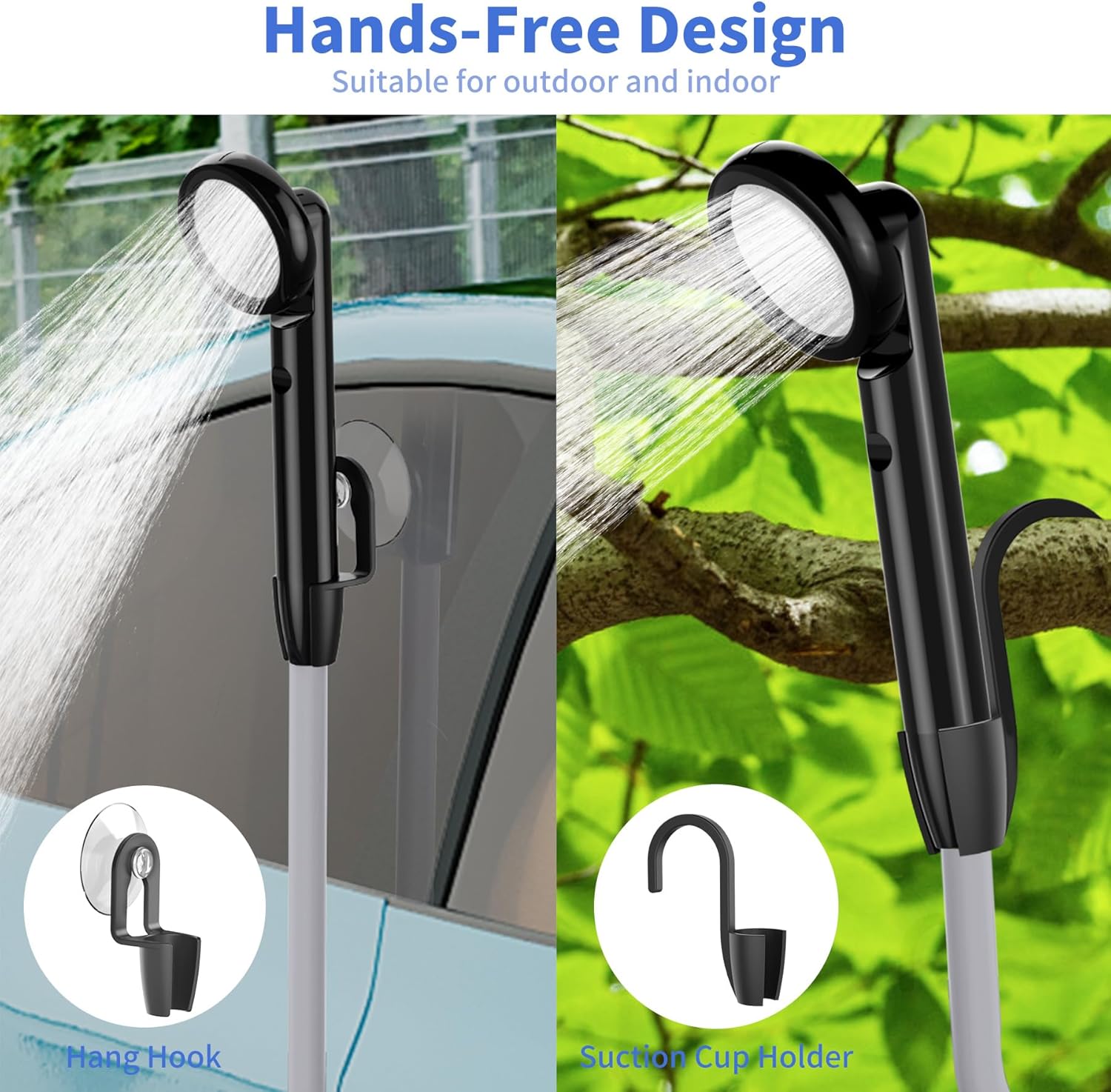 YAOBLUESEA Doccia da Campeggio con Pompa - immagine 5