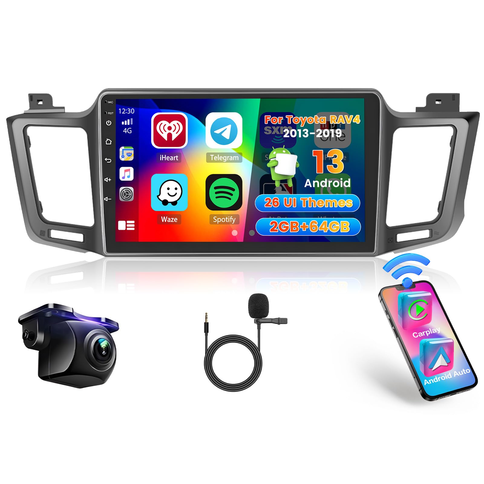 Hikity Autoradio 10.1" per Toyota RAV4 2013-2018