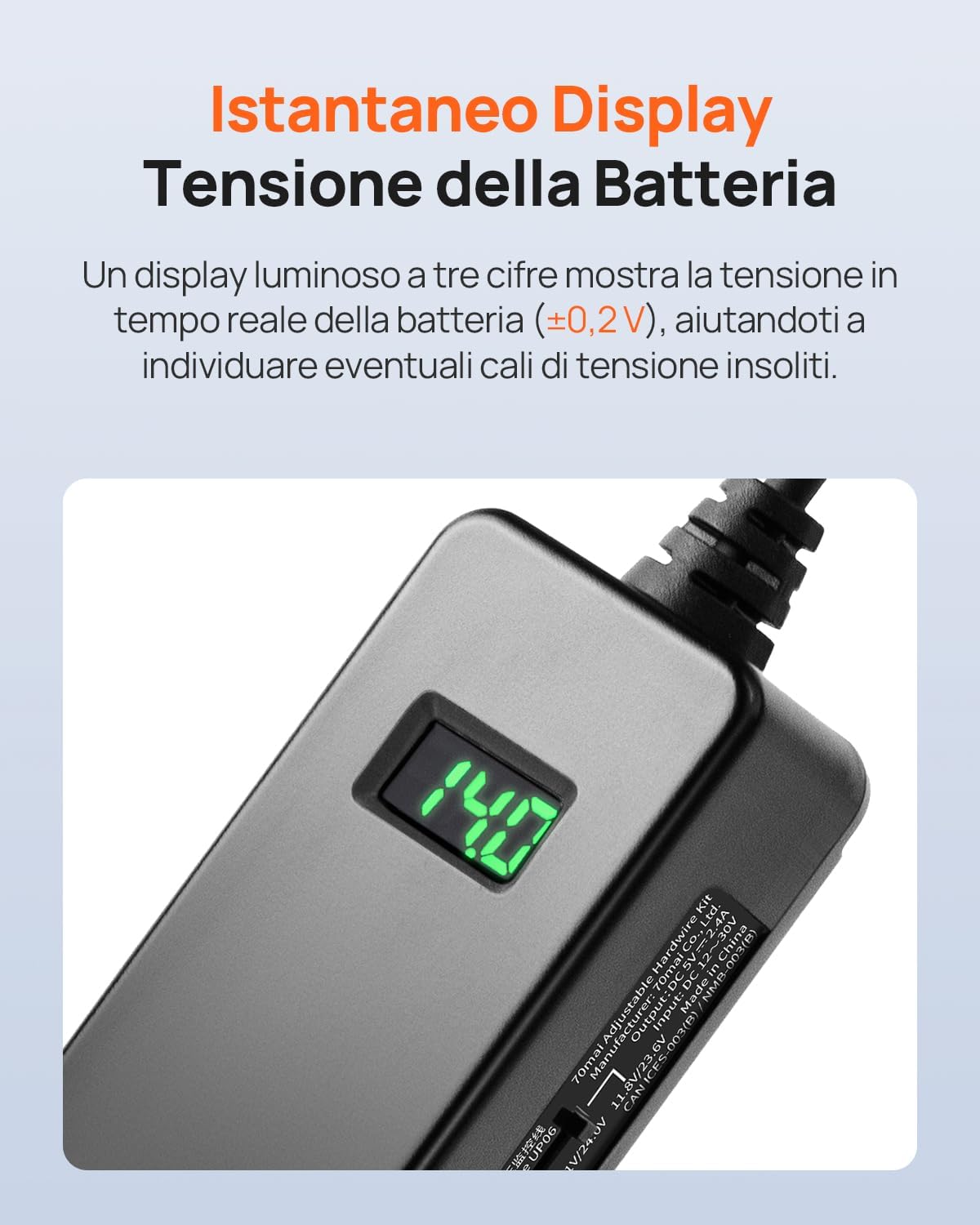 70mai UP06 Hardwire Kit Regolabile USB-C - immagine 5