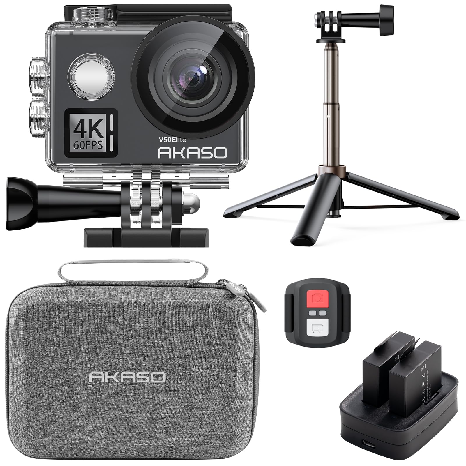 Akaso V50 Elite Action Cam 4K60FPS 20MP Subacquea