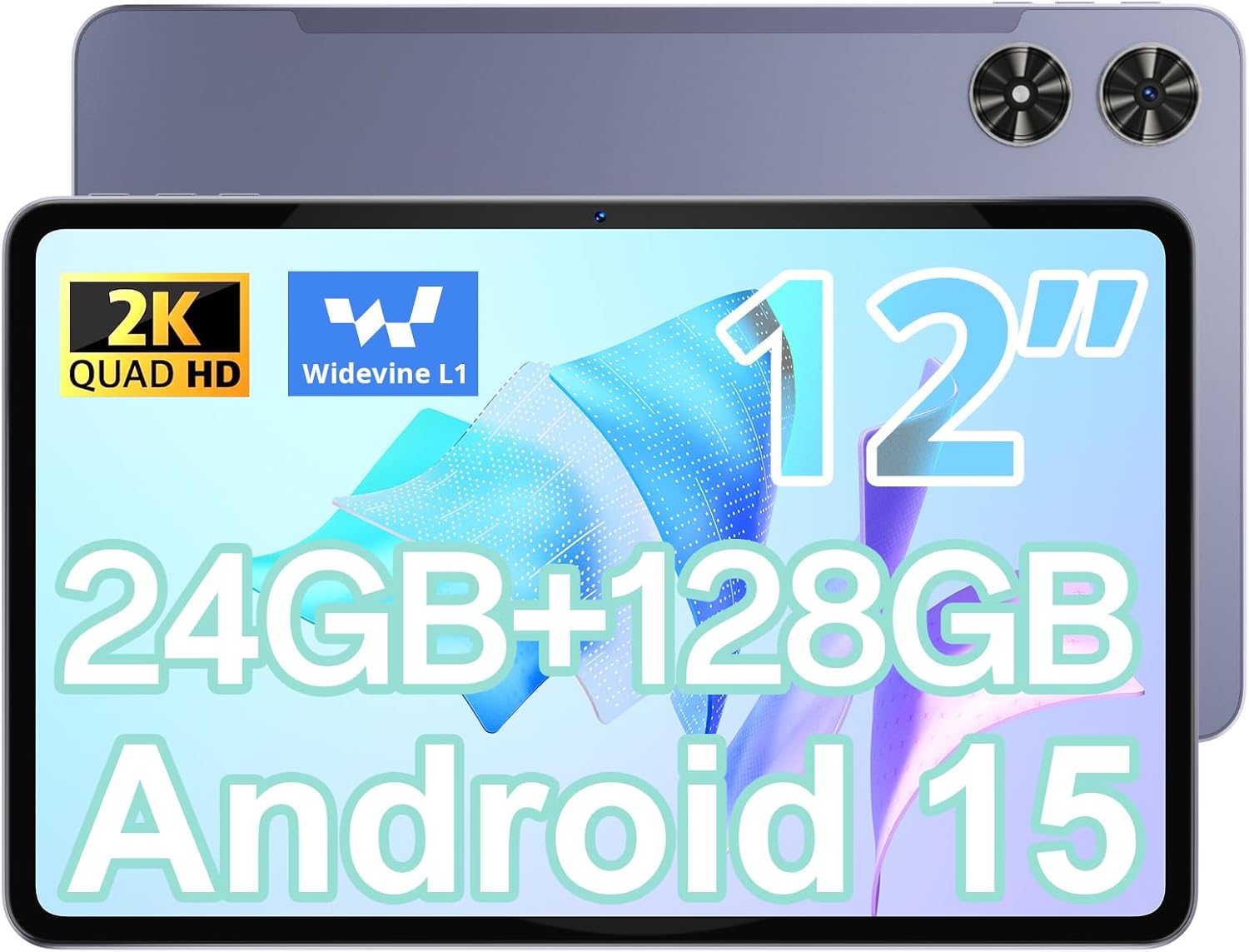 Svitoo Tablet Android 15 da 12 pollici 2K Full HD - immagine 1