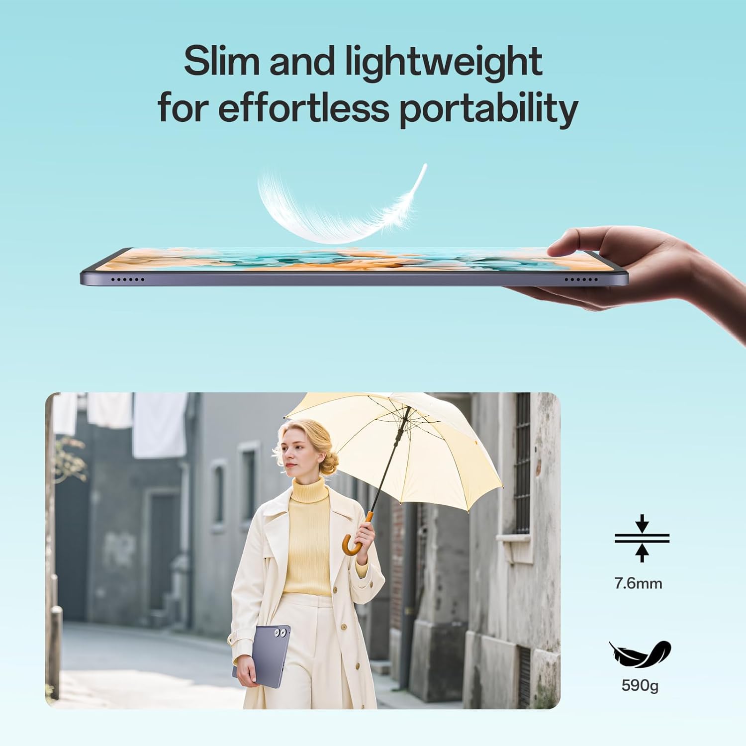 Svitoo Tablet Android 15 da 12 pollici 2K Full HD - immagine 5