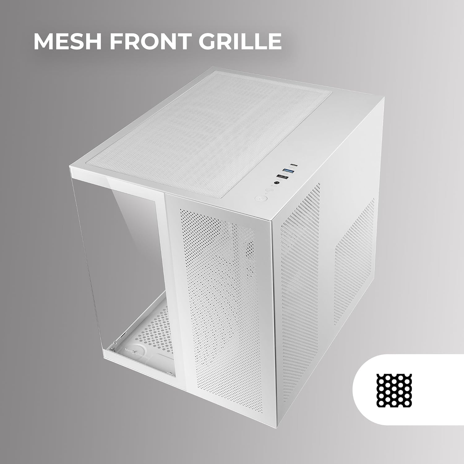 Mars Gaming MC-NOVAM - Case MicroATX Bianco - immagine 5