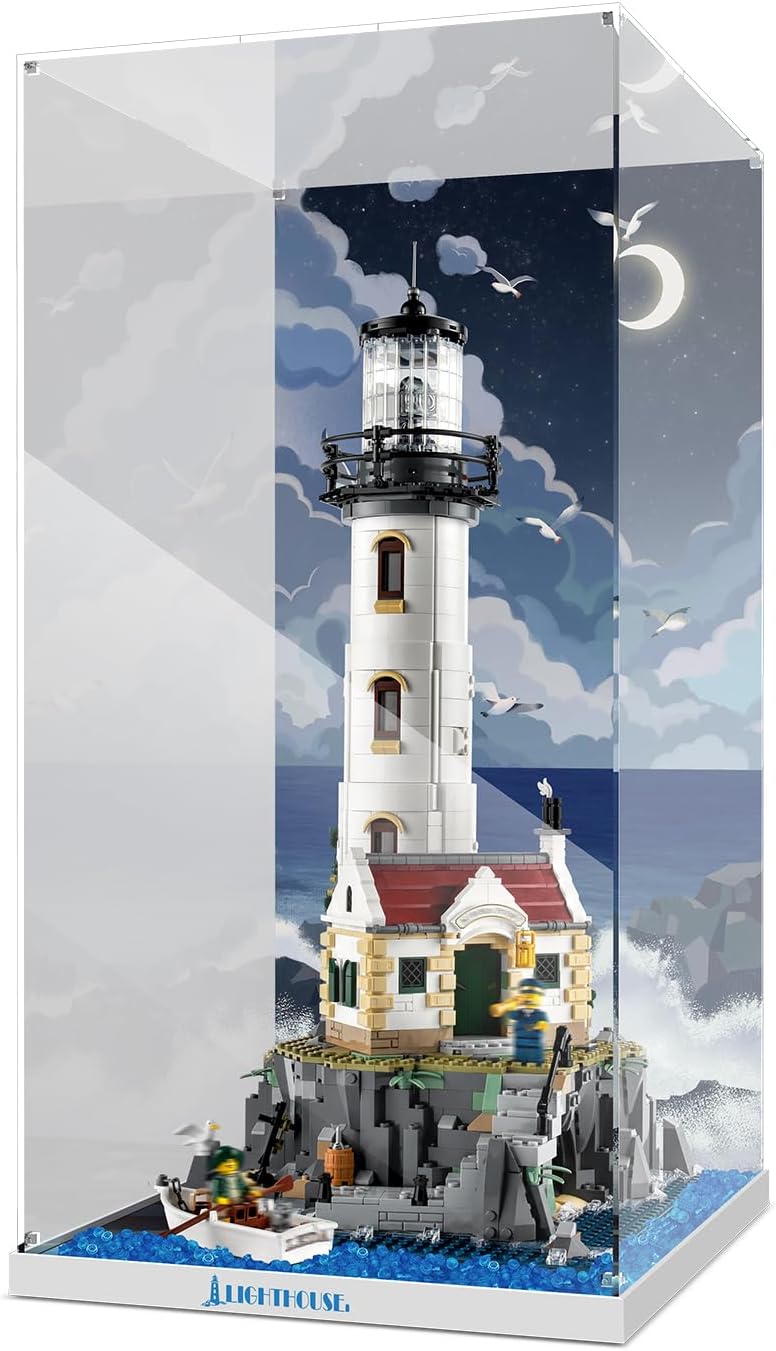 Vetrina Acrilica per Lego Motorized Lighthouse 21335 - immagine 2
