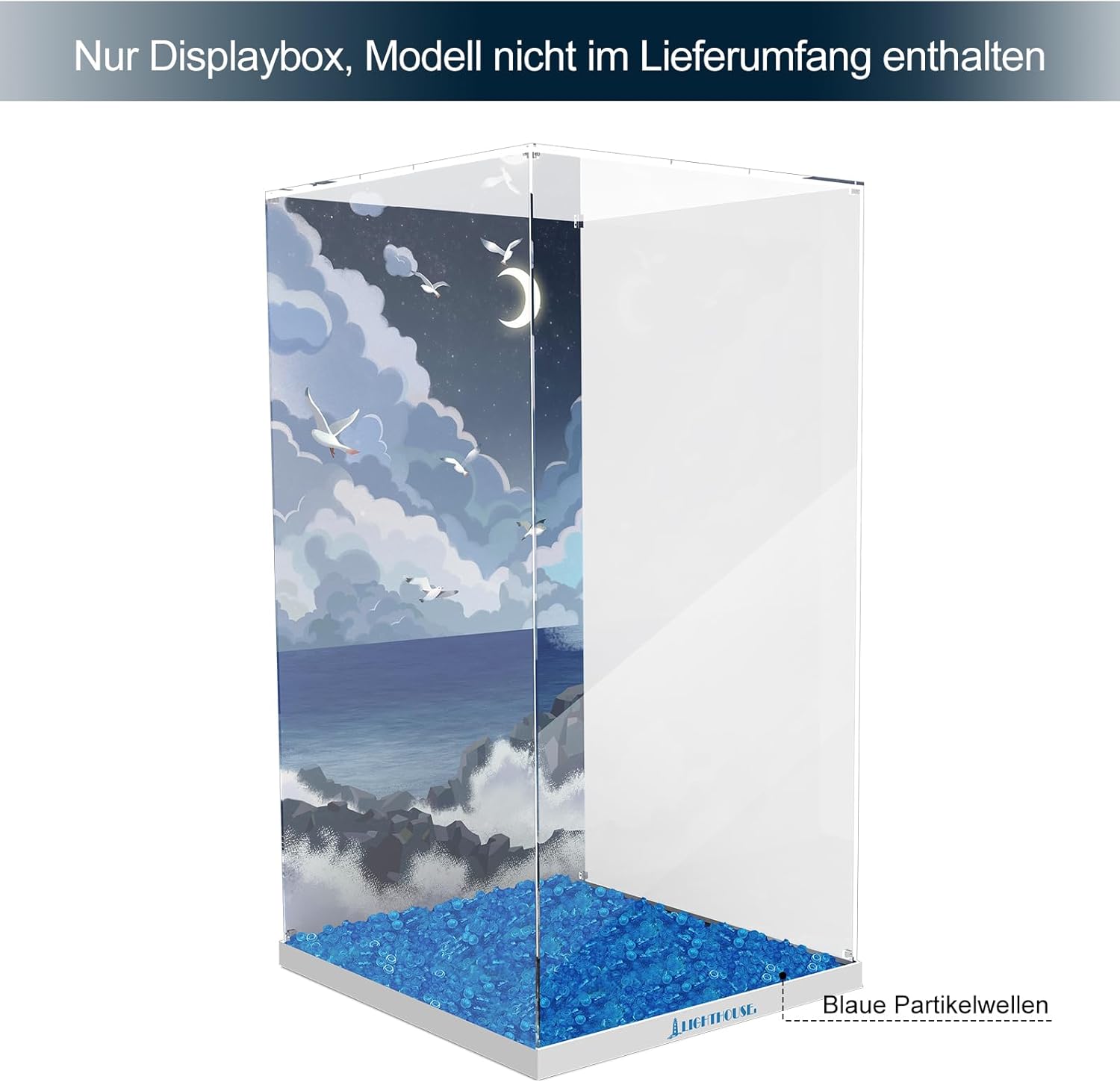 Vetrina Acrilica per Lego Motorized Lighthouse 21335 - immagine 3