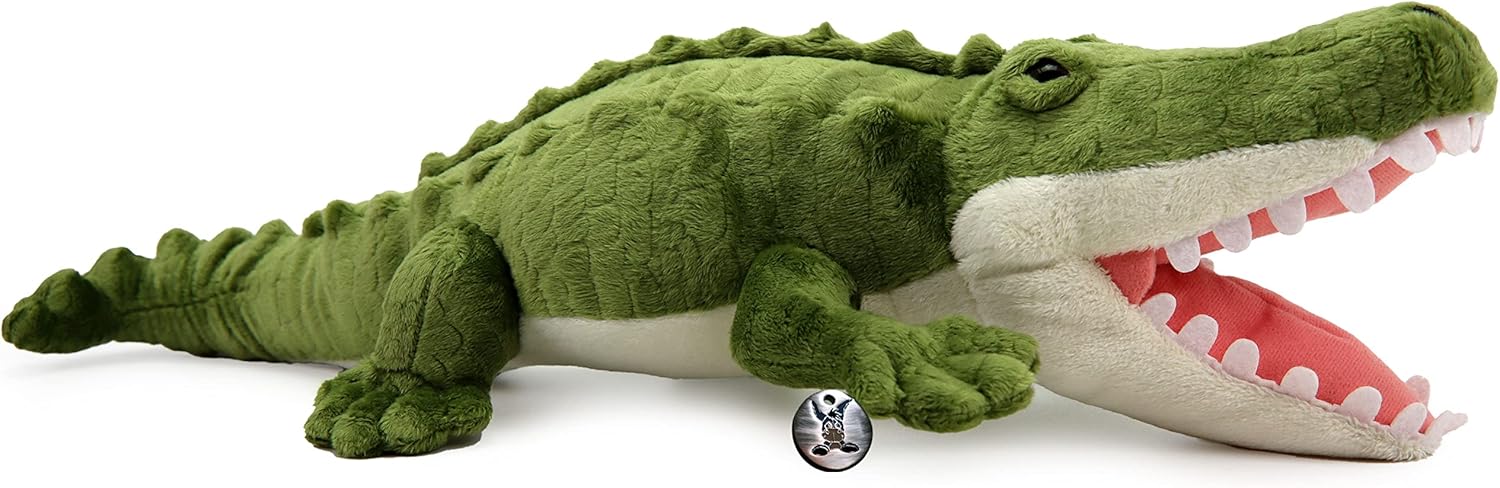 Coccodil - Peluche alligatore, 48 cm, con rettili - immagine 6