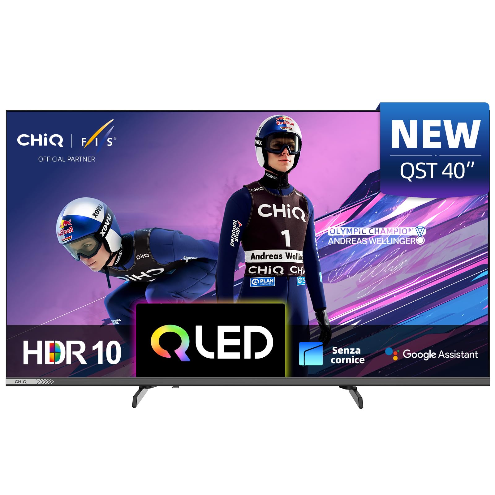 Chiq L40QST QLED Smart Google TV 40" (101cm)