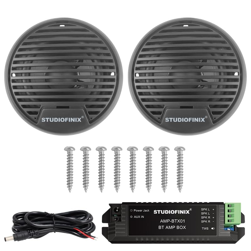 Studiofinix Set di Altoparlanti Coassiali da 3 Pollici