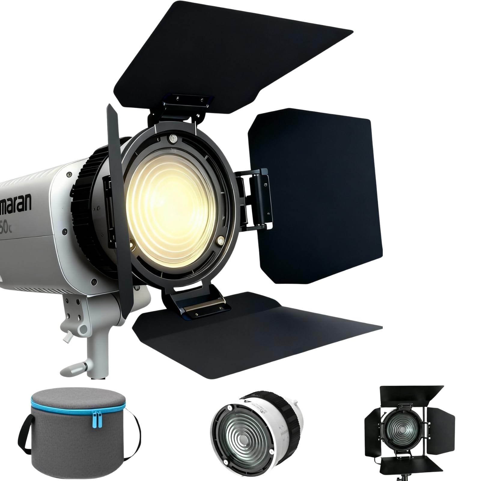 Lente Fresnel 10X con Attacco Bowens e Alette