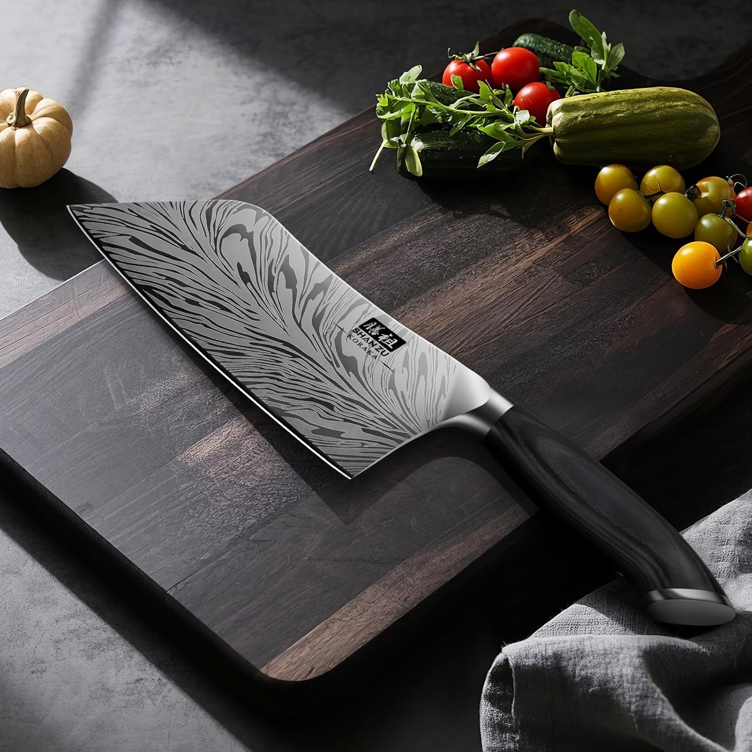 Shan Zu Coltello da Cucina Professionale 18cm - immagine 7