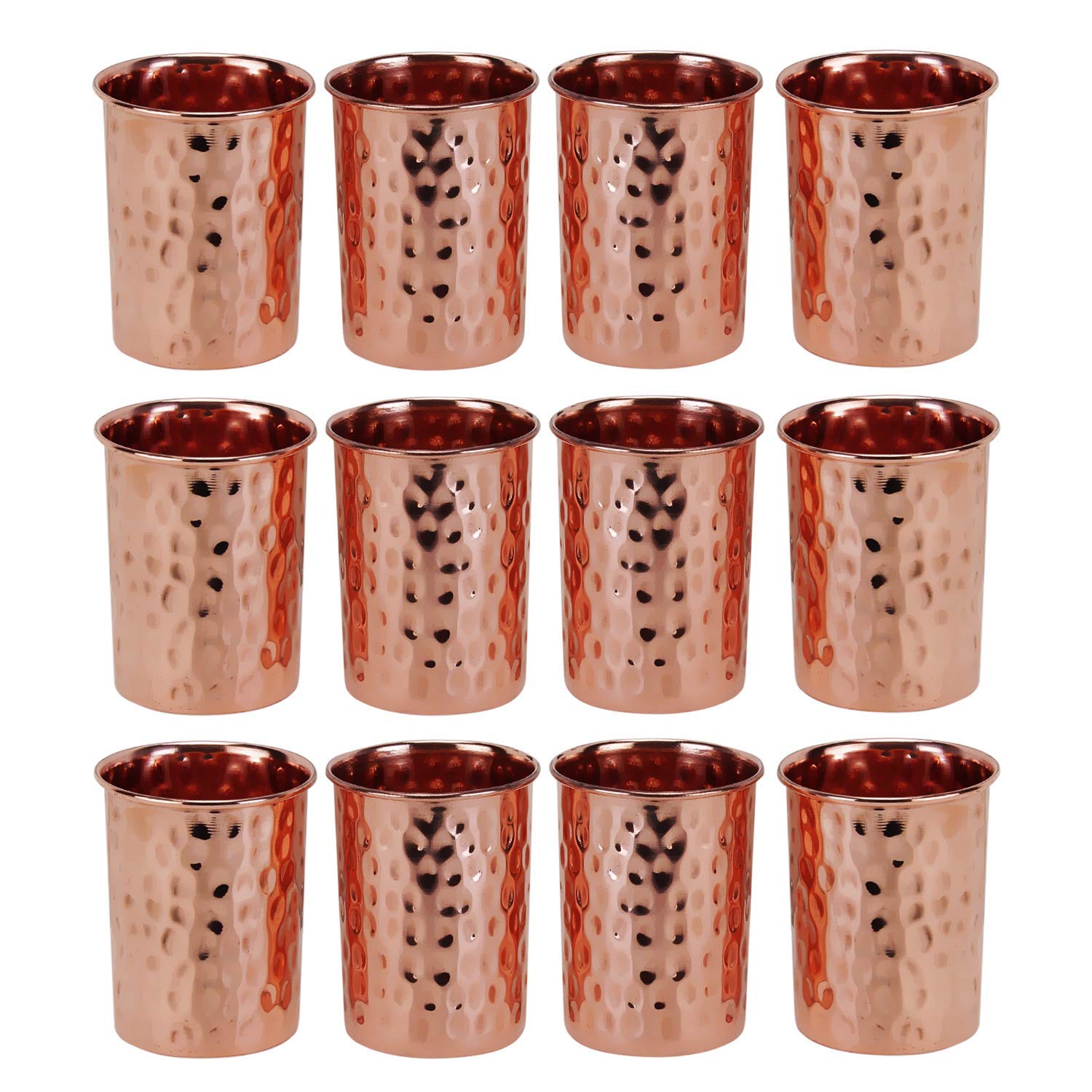 Zap Impex Bicchieri in rame martellato Moscow Mule (set da 12)