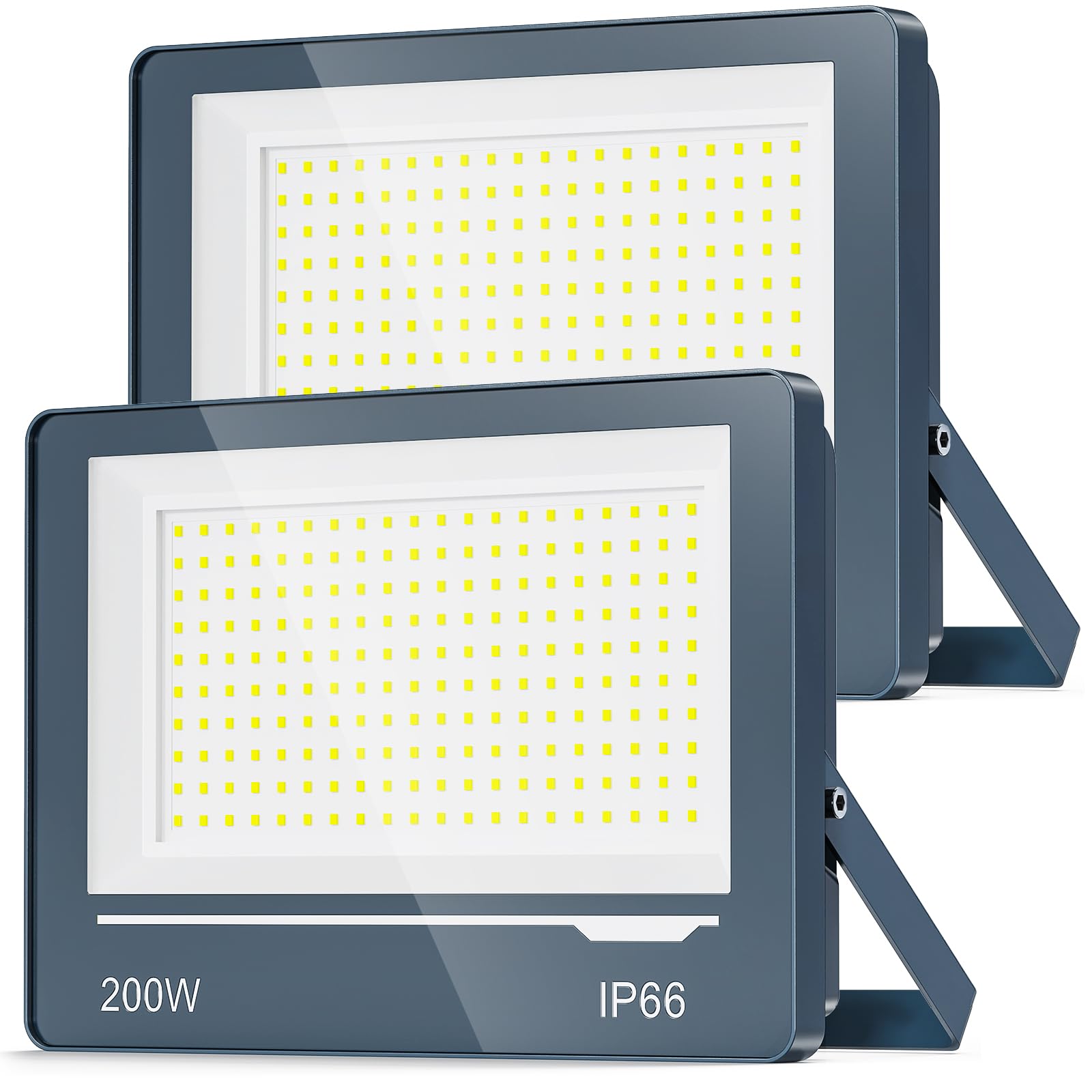 Topaubub Faretto LED da Esterno 200W 20000LM (2 Pezzi)