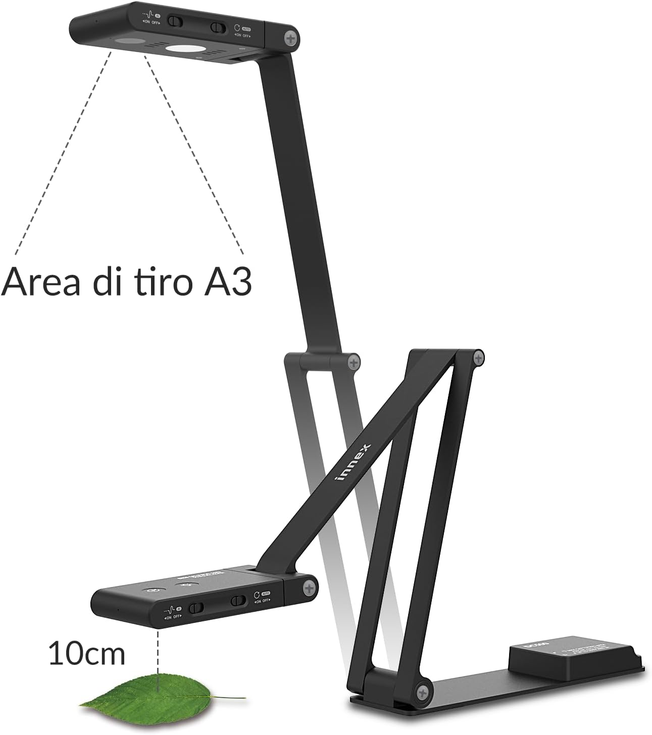Innex DC500 - Document Camera USB 4K 13MP e Webcam - immagine 2