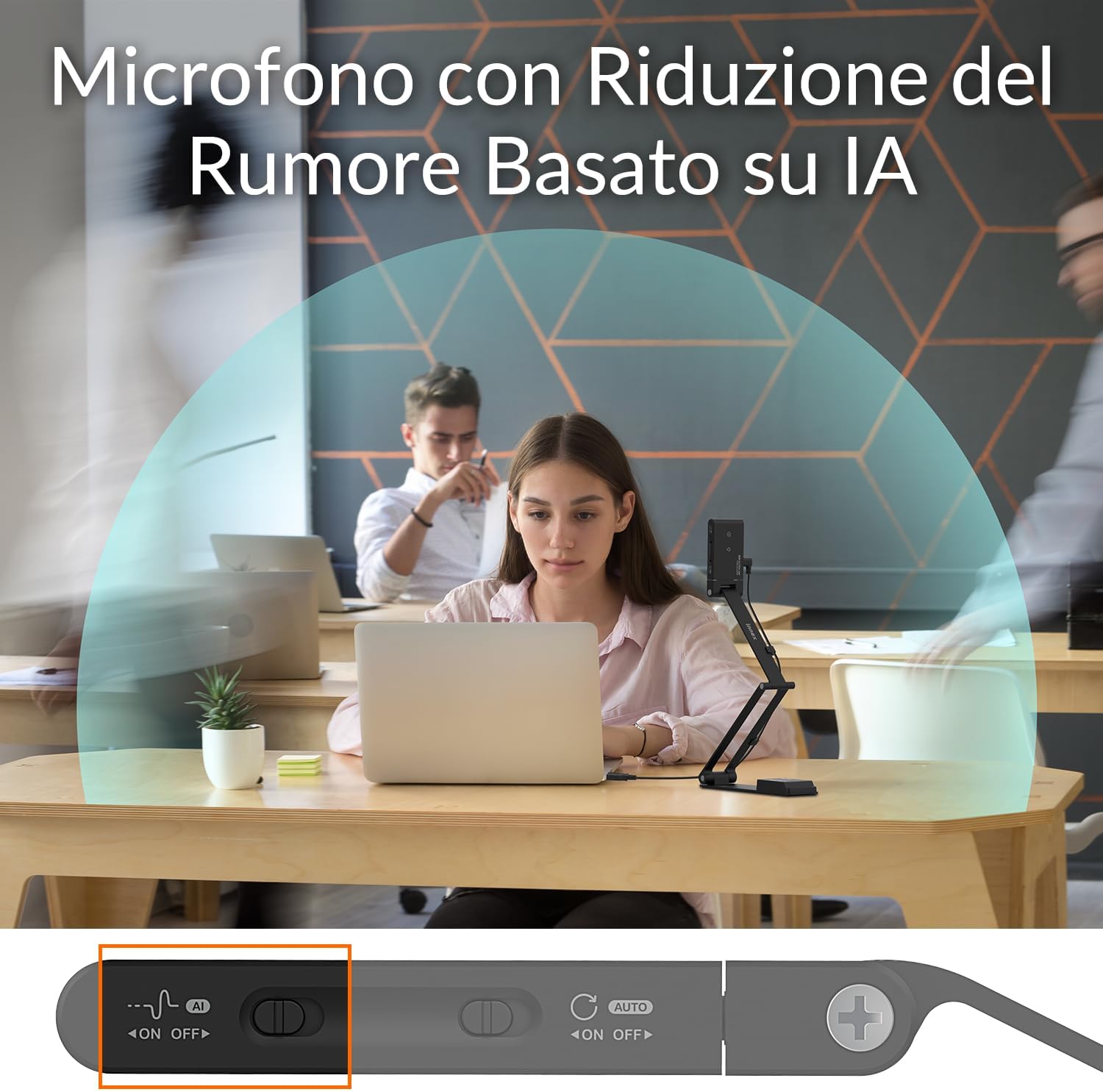 Innex DC500 - Document Camera USB 4K 13MP e Webcam - immagine 5