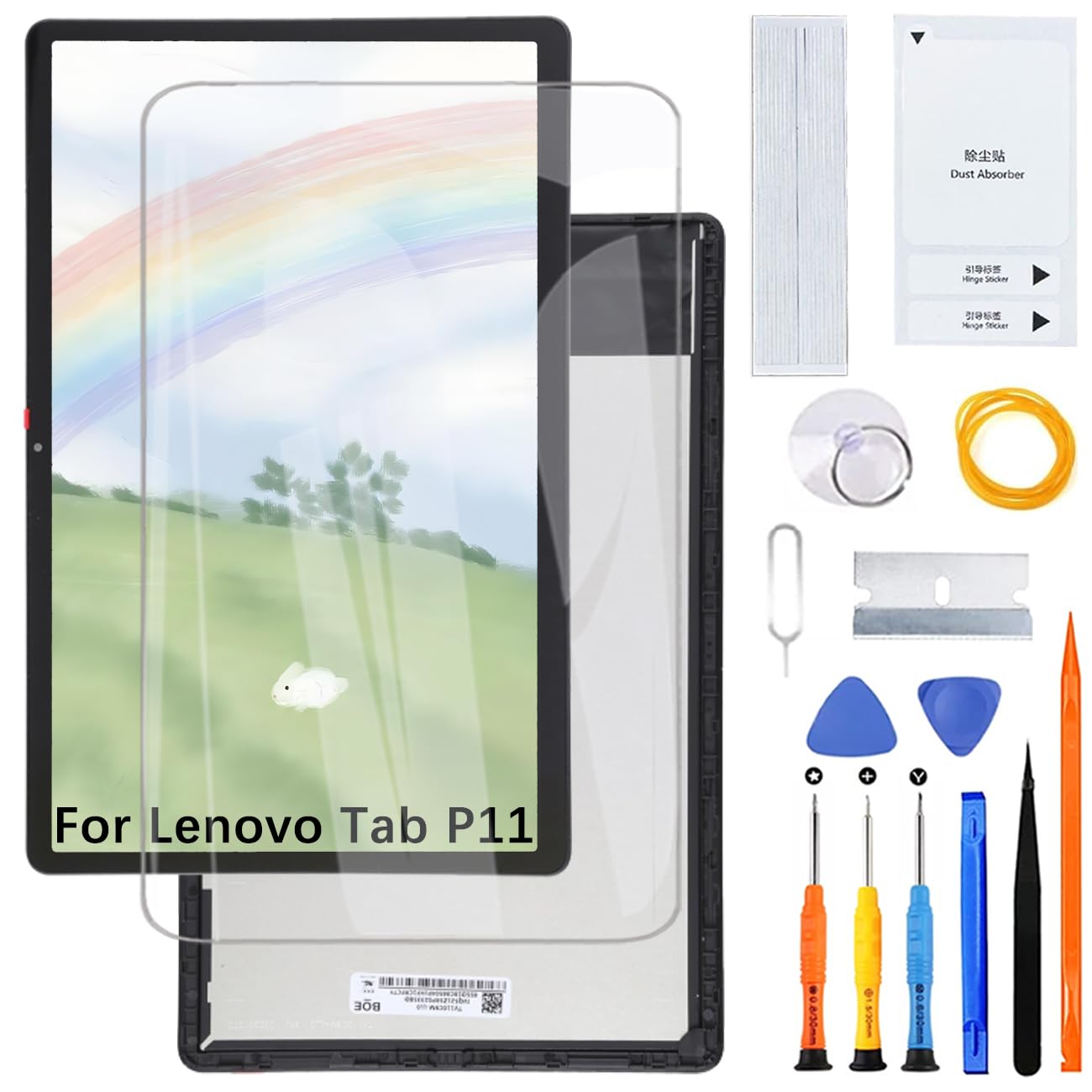 Schermo di ricambio per schermo LCD Lenovo Tab P11 11 pollici TB-J606F con kit