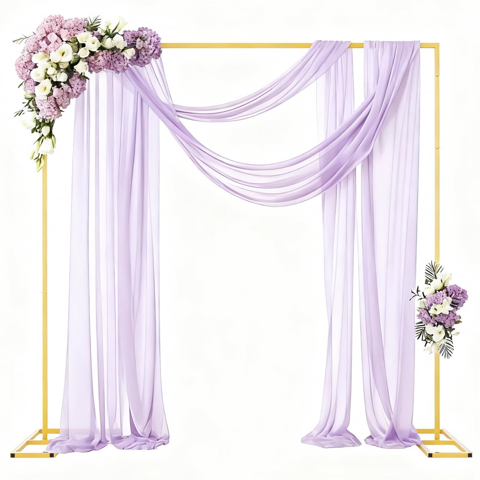 Arco Nuziale in Metallo Oro 2x2m