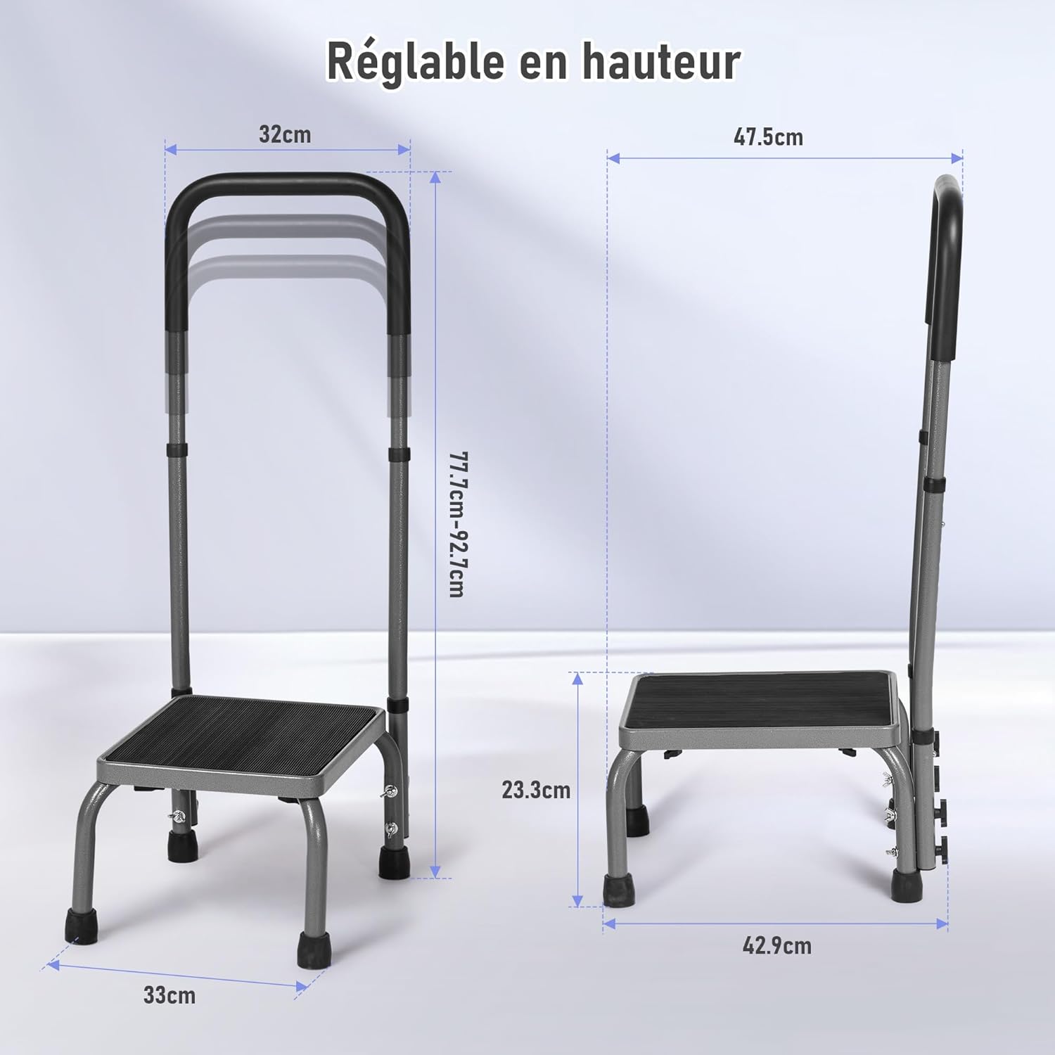 Careboda Scaletta Regolabile con Manico Antiscivolo - immagine 4