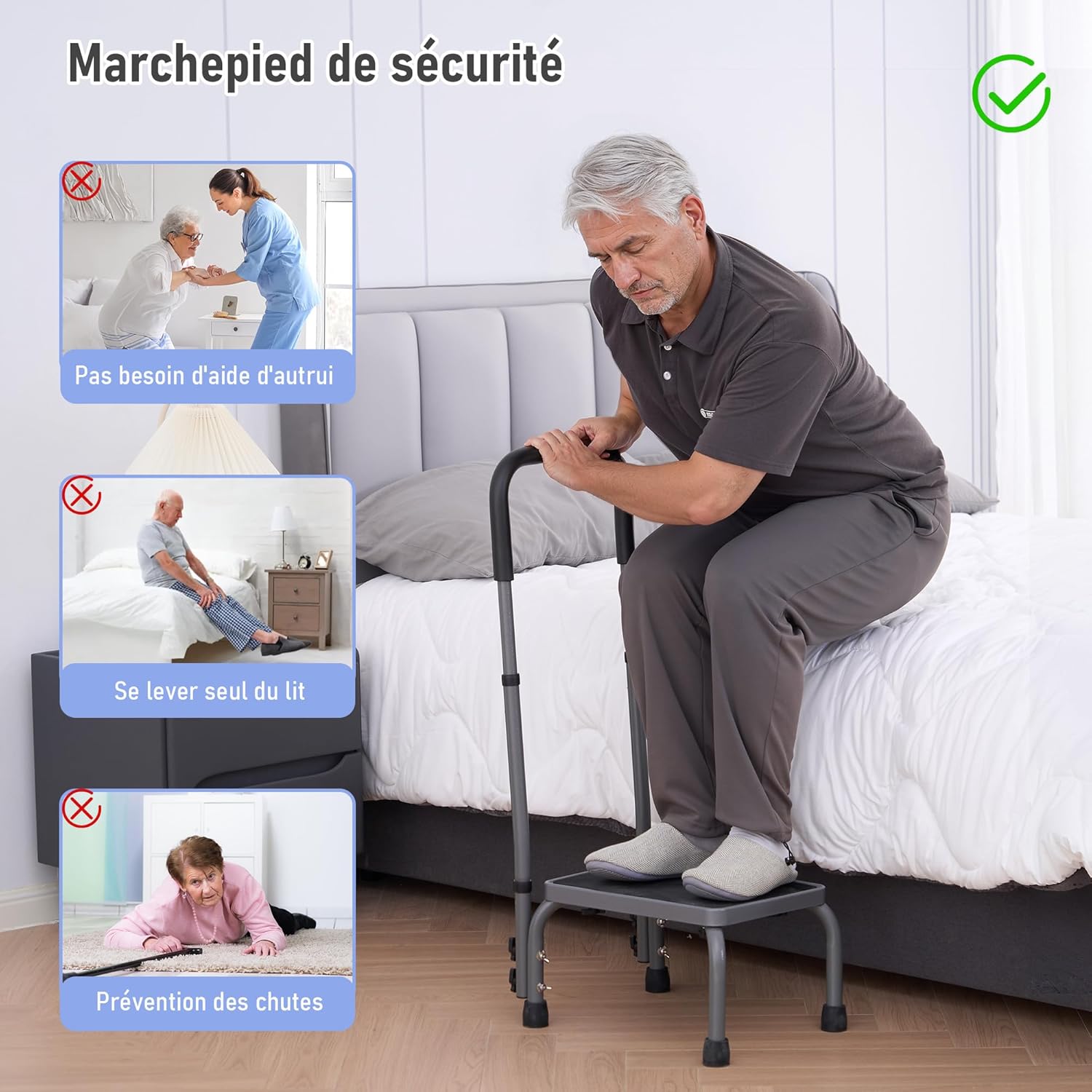 Careboda Scaletta Regolabile con Manico Antiscivolo - immagine 5