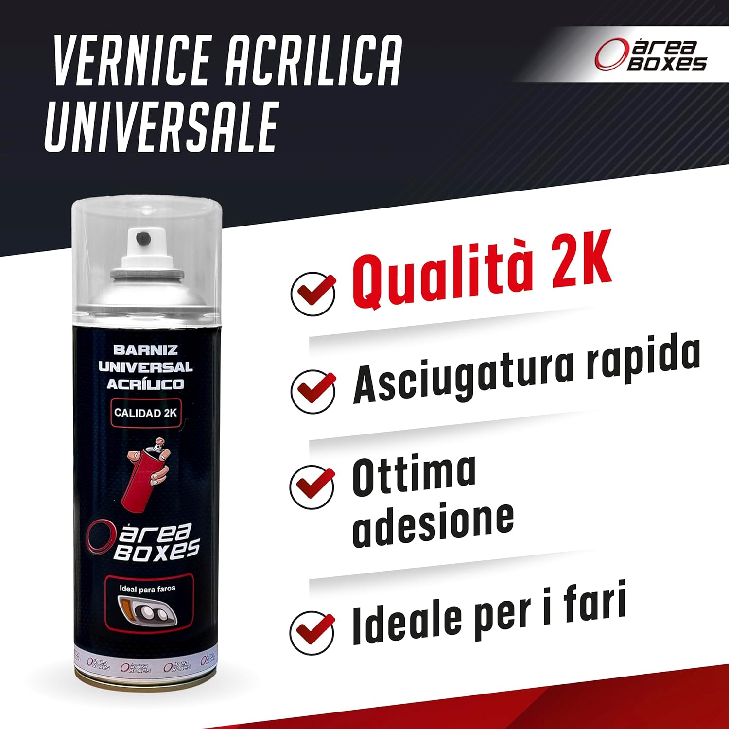 Vernice Acrilica 2K Trasparente Alta Lucentezza, Brillante - immagine 2