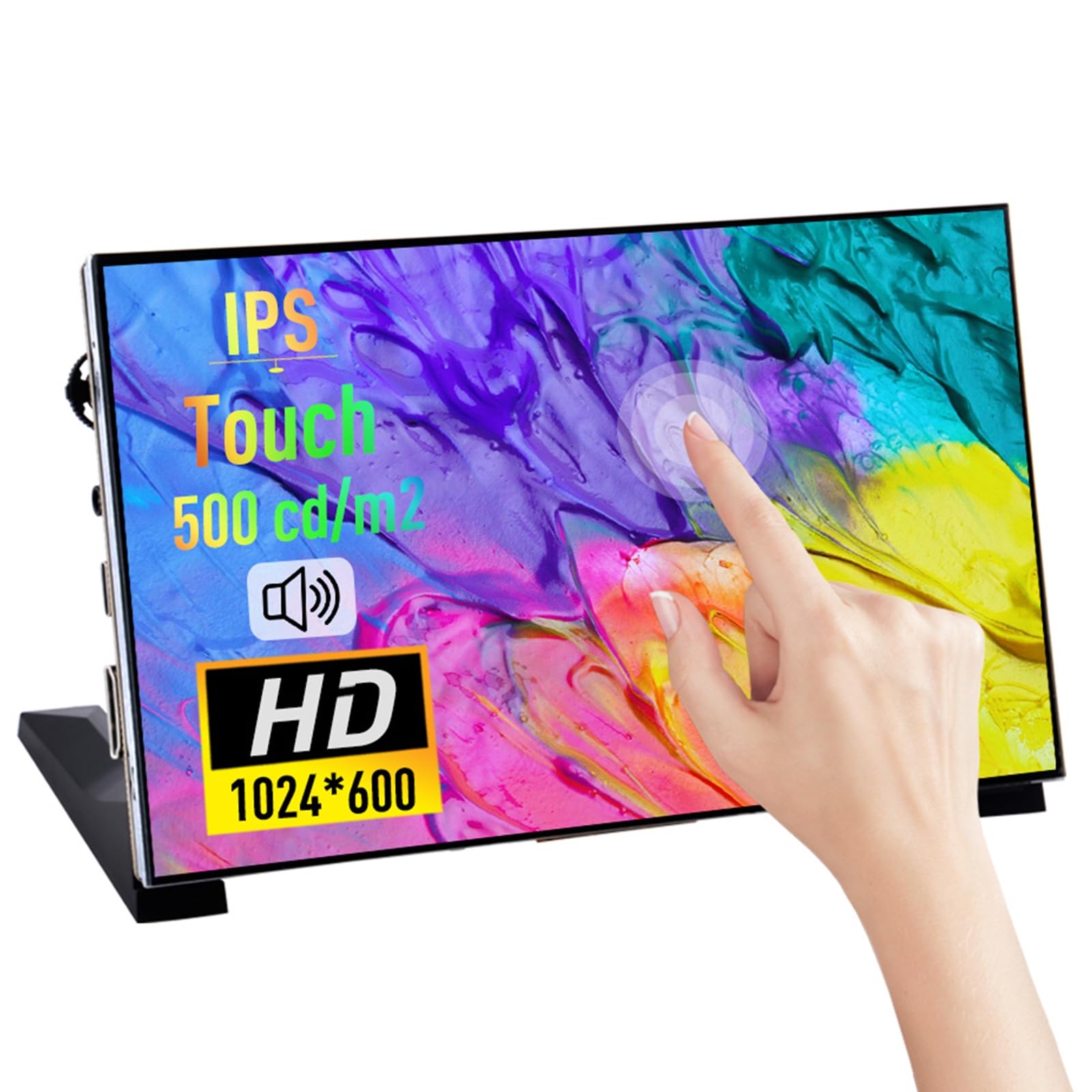 Geeekpi Monitor Touchscreen Capacitivo 7" IPS per Raspberry Pi