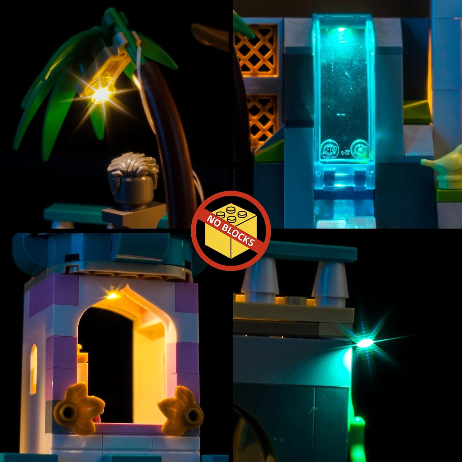 Set Luci LED per Lego 43267 Princess Castle & Royal Pets - immagine 6