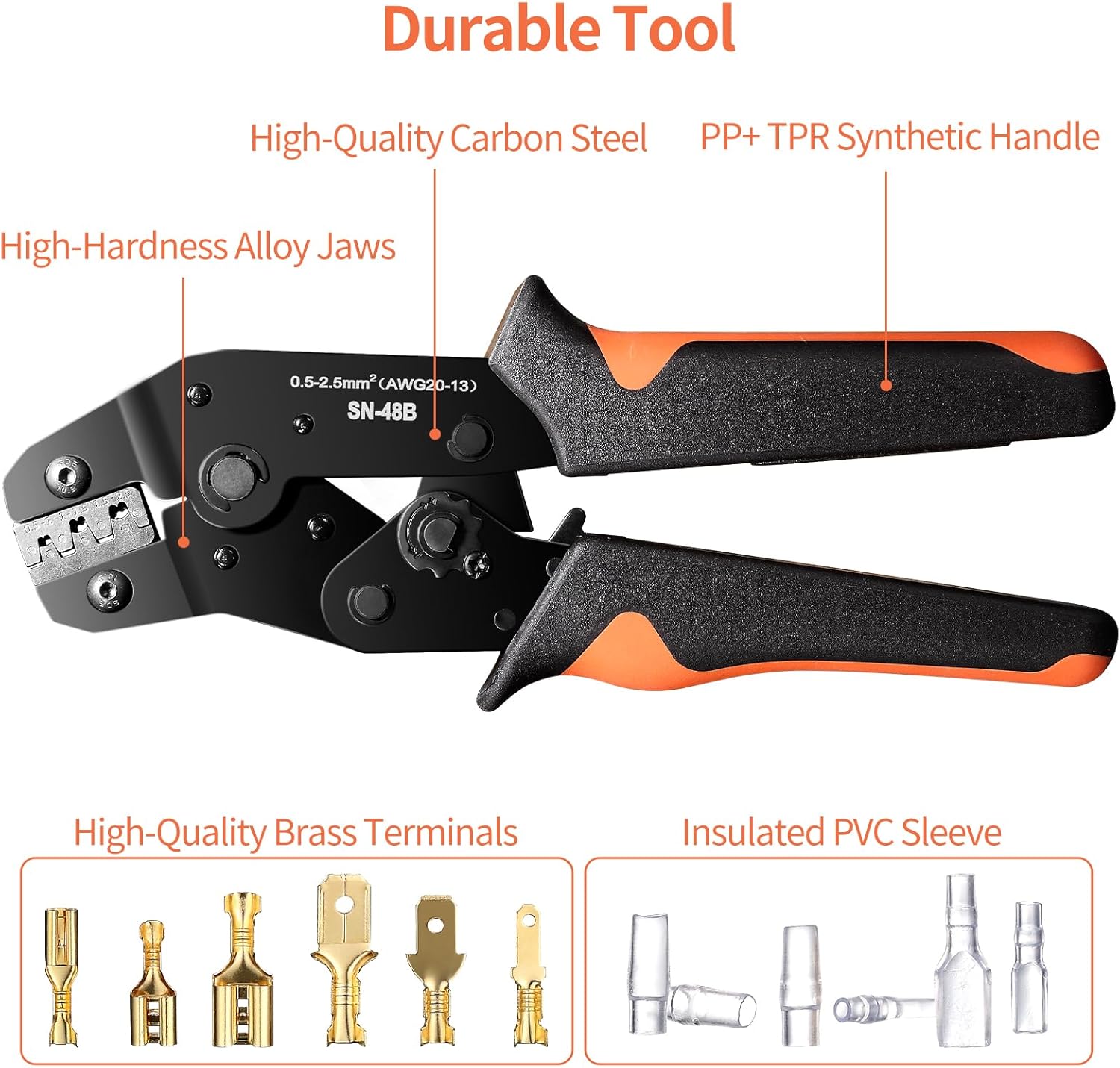 Potentforce Pinza Crimpatrice Capicorda 0,5-2,5 mm² - immagine 6