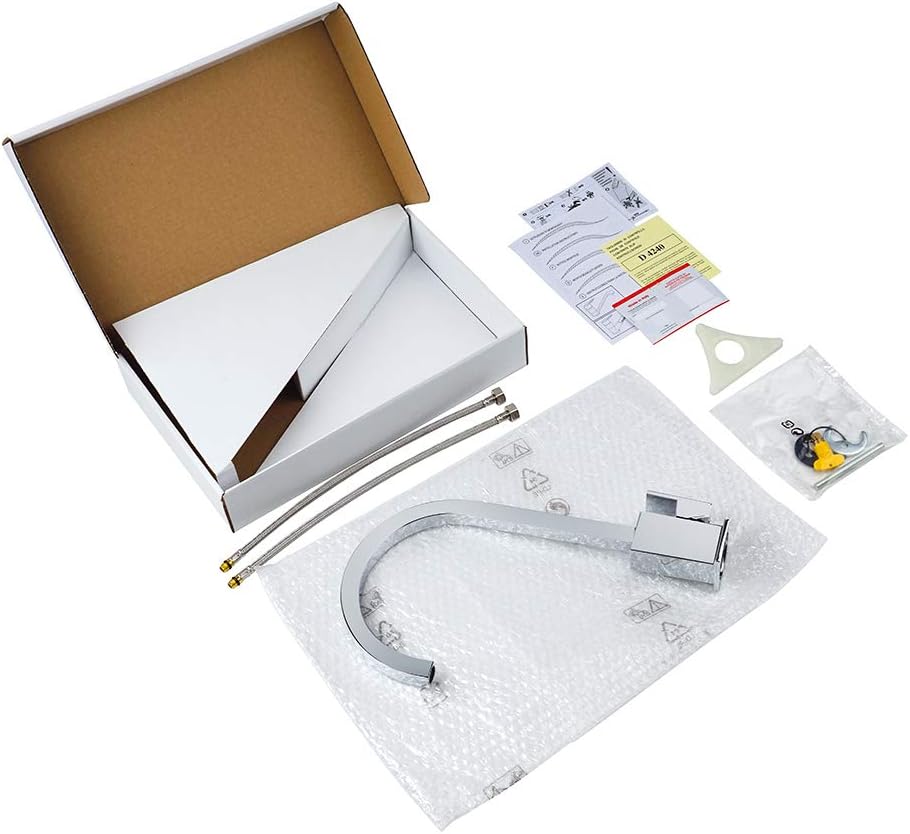 Paini - Miscelatore Monocomando Cucina Lavello Quadrato, Cromato - immagine 7