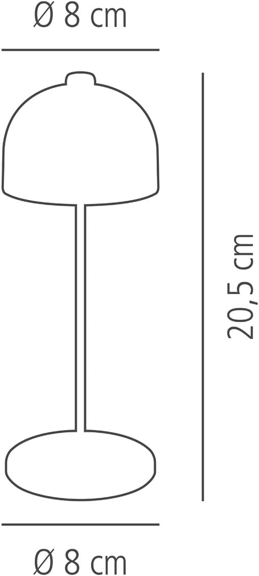 Aps 17050 "JOSEF Mini" Lampada da Tavolo Wireless USB-C - immagine 3