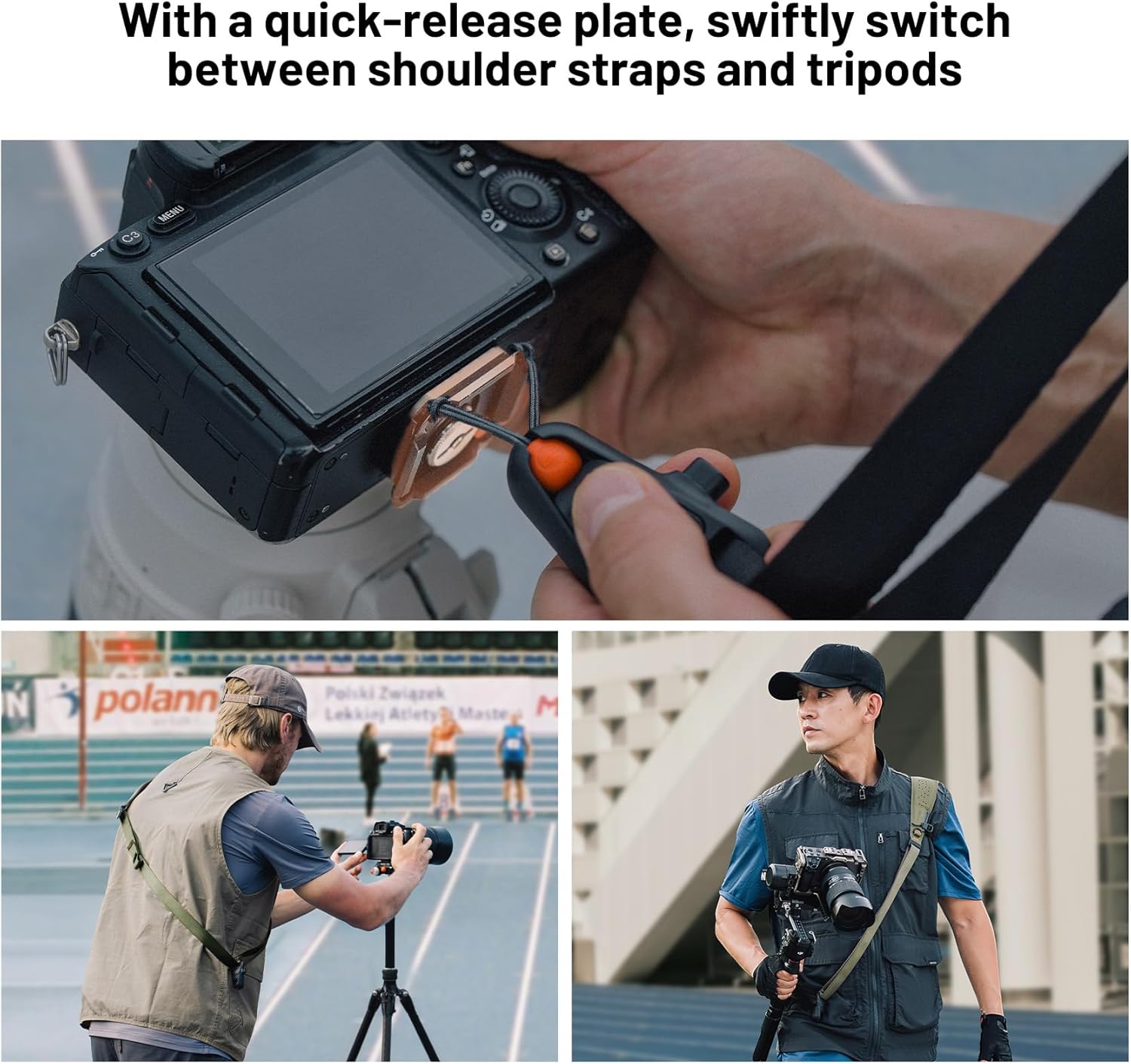 PGYTECH Camera Strap Pro - Cinghia Spalla Resistente - immagine 4