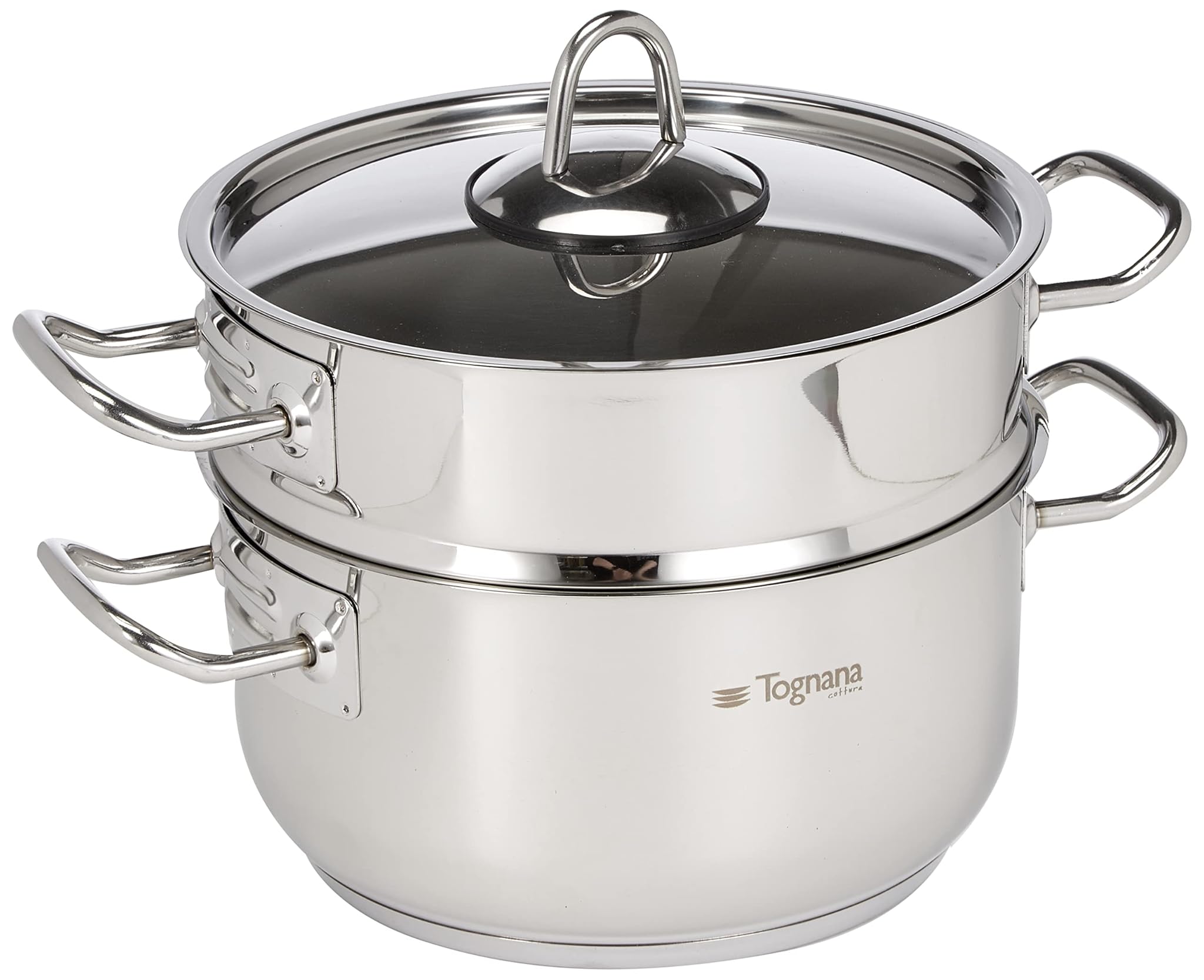 Tognana Set Vaporiera 3 Unità, Acciaio Inossidabile