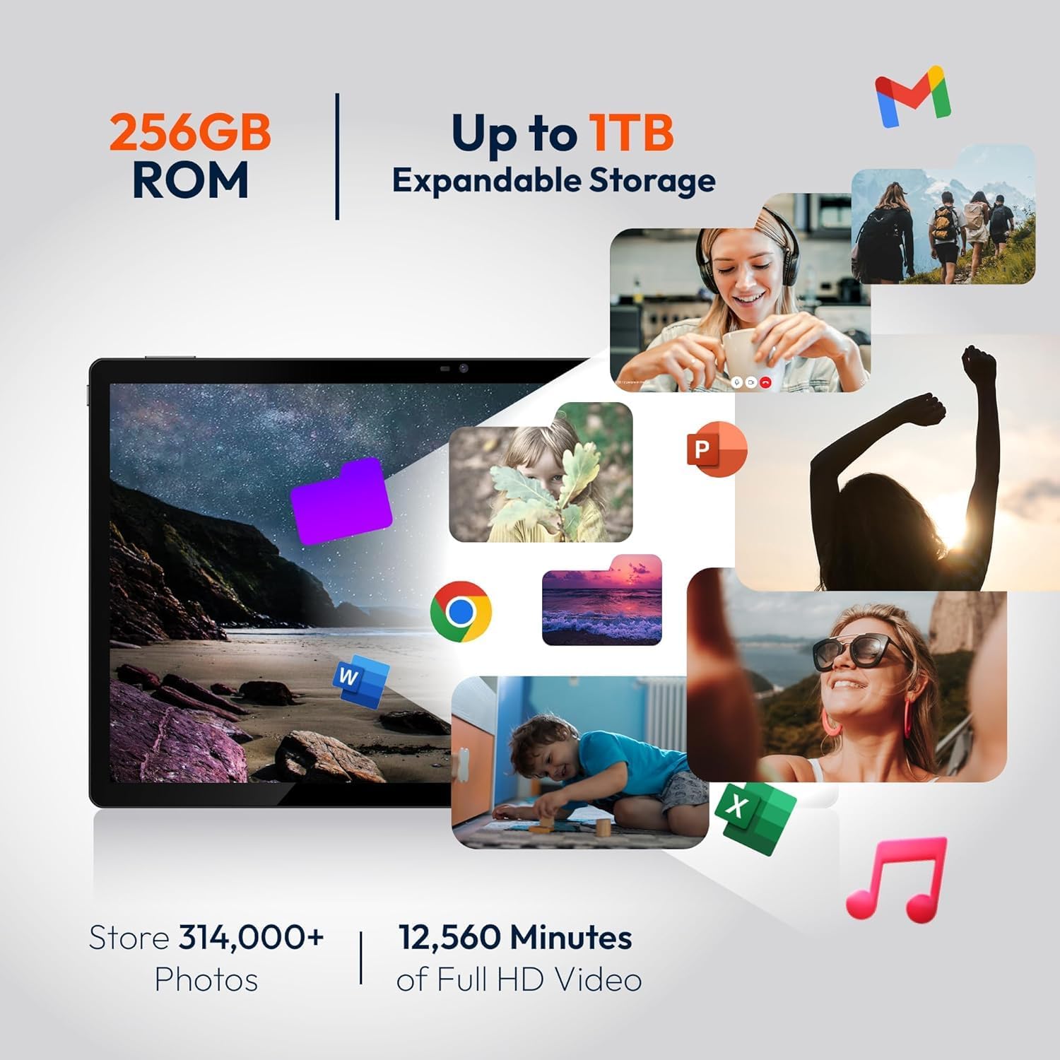 Meswao Tablet 15,6 Pollici 2025 Android 14 - immagine 6