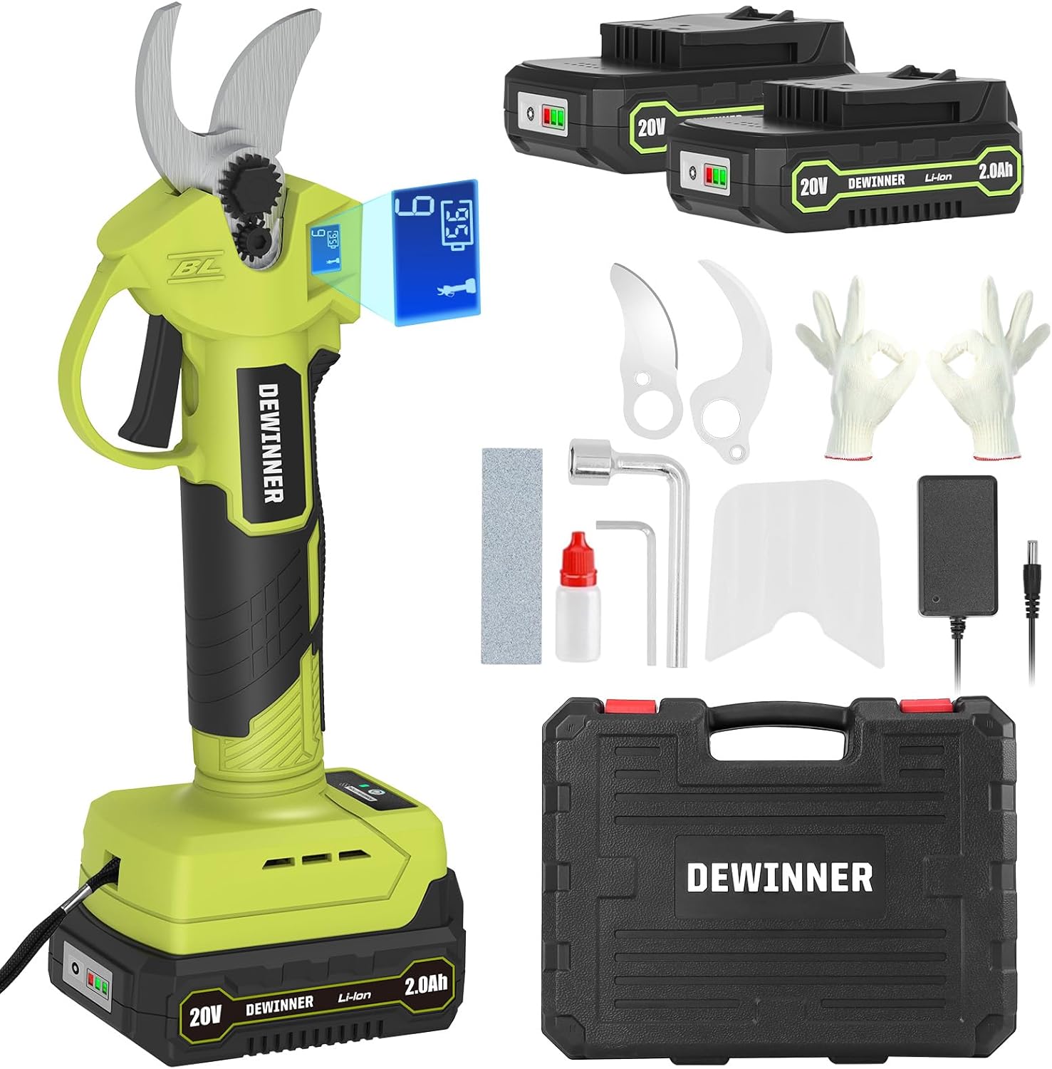 Dewinner Forbici Potatura a Batteria Brushless 200W - immagine 1