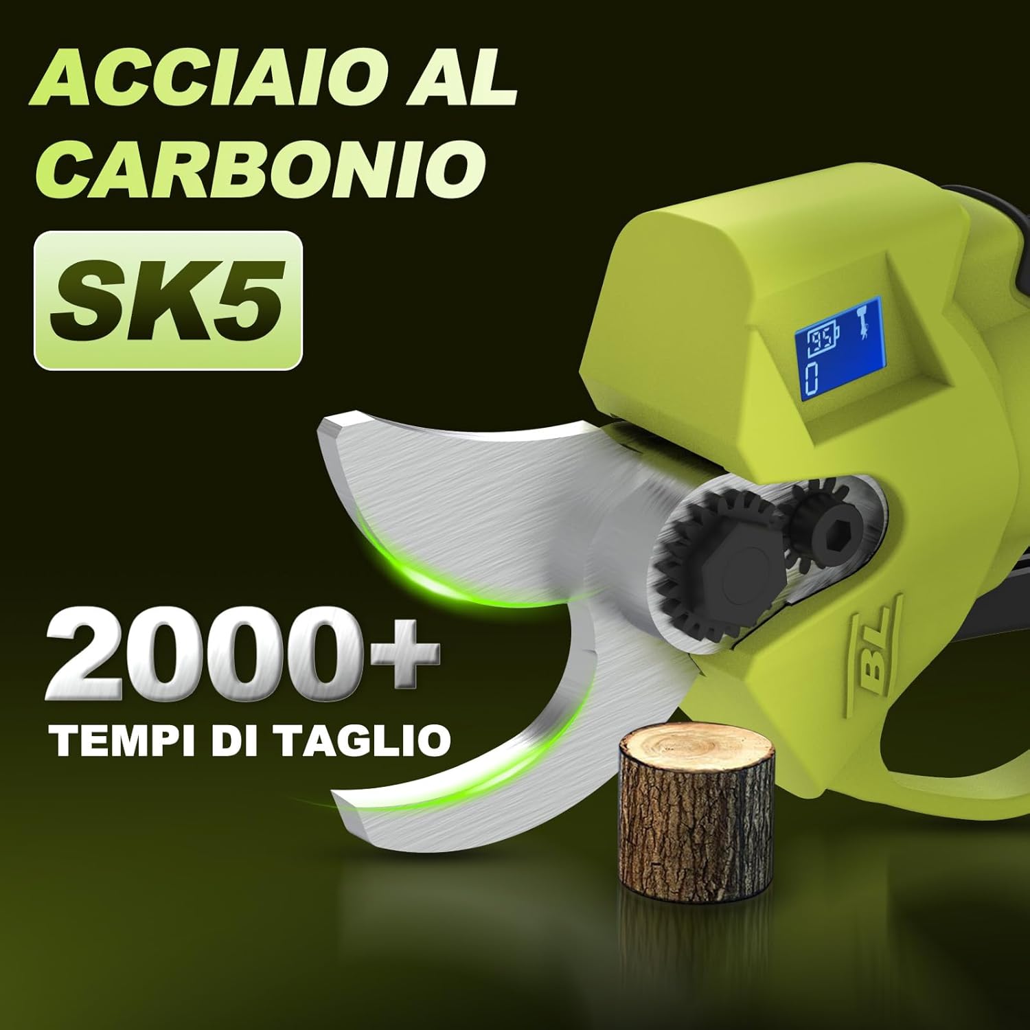 Dewinner Forbici Potatura a Batteria Brushless 200W - immagine 3